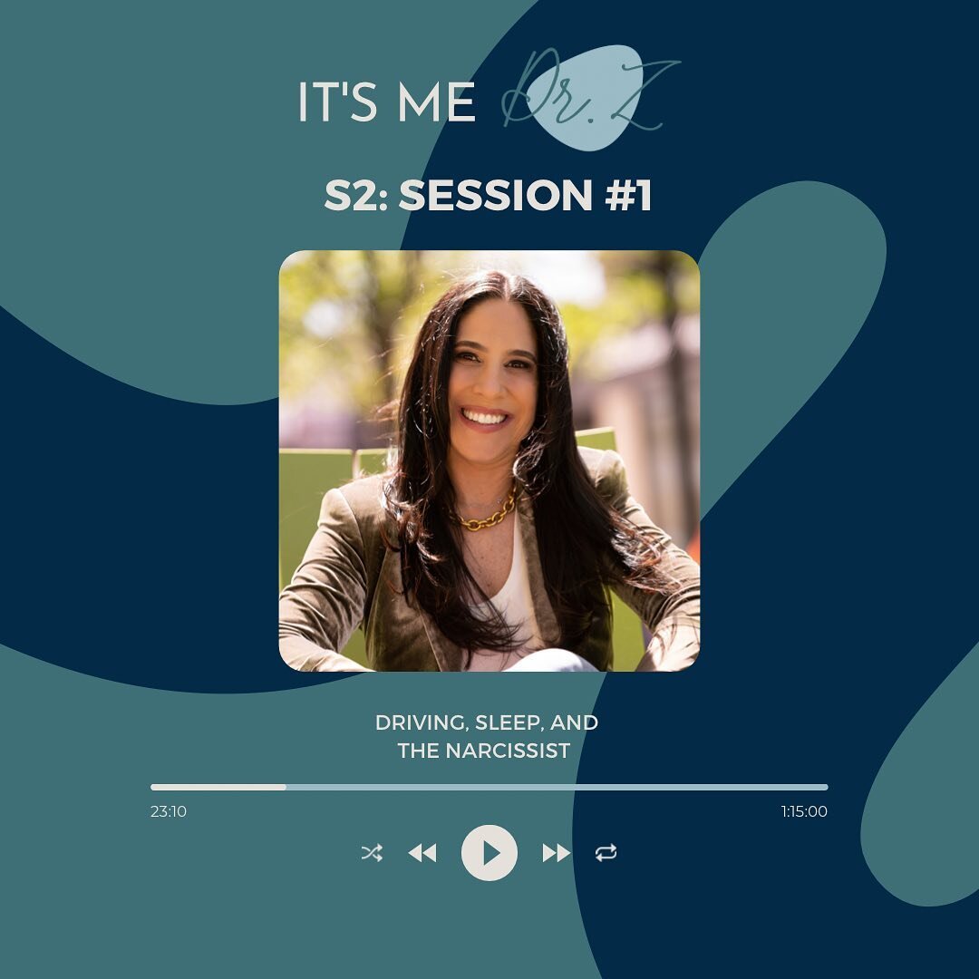 Hey Z Group followers!!! @dr.z_psychologist podcast, It&rsquo;s Me, Dr. Z, is back for Season 2! Check out Session 1: Driving, Sleep, and the Narcissist. Available for download on Apple, Spotify and wherever you listen to your podcasts. 

🎙Be sure t