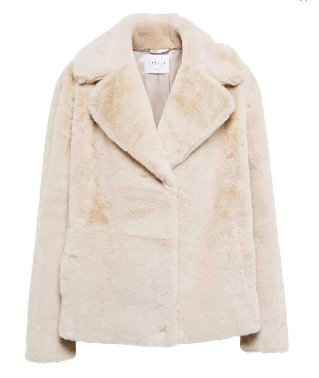 VELVET
Raquel faux fur jacket