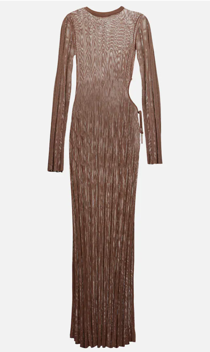 SIR
Aya semi-sheer maxi dress