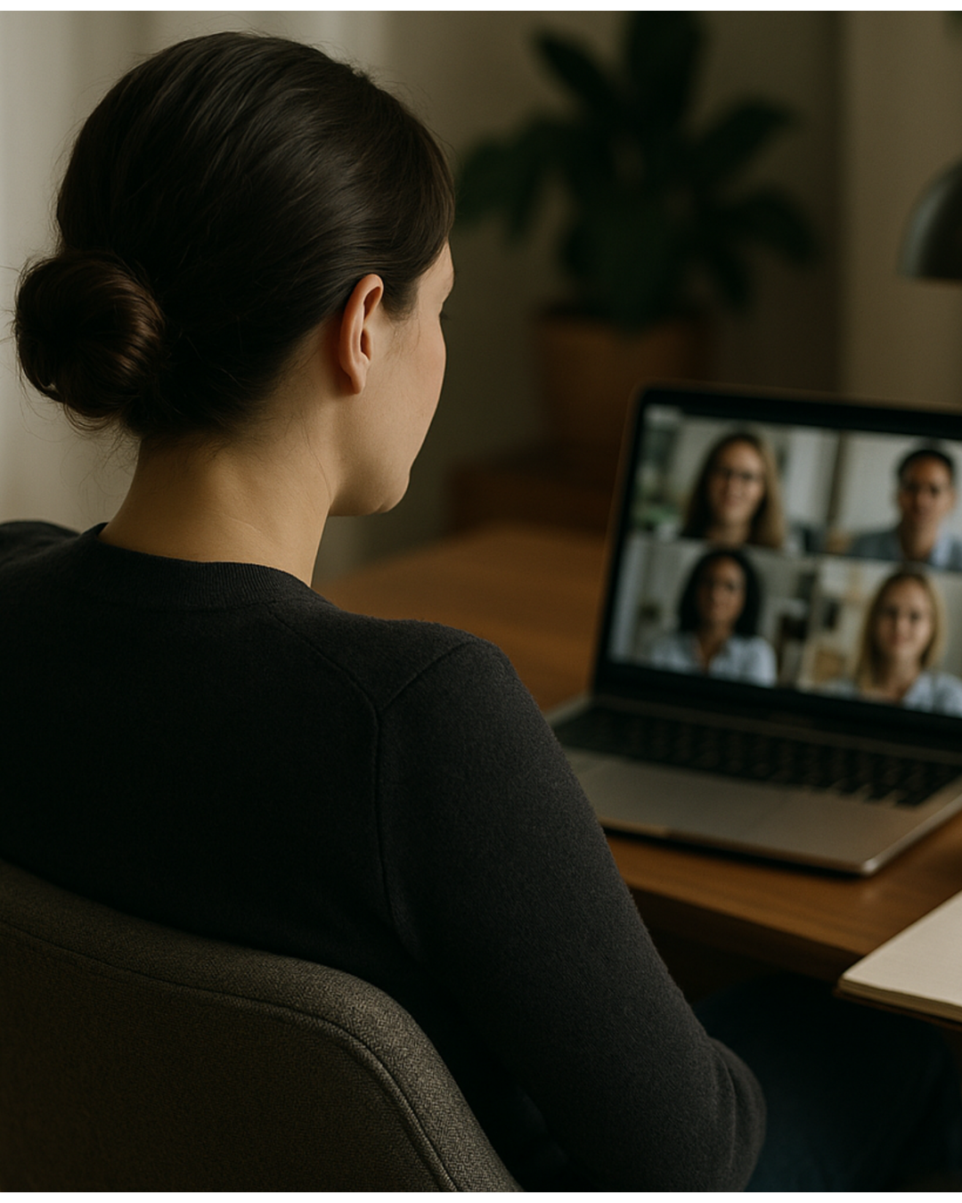 Non-native English speaking tech founder in online group pitch coaching cohort