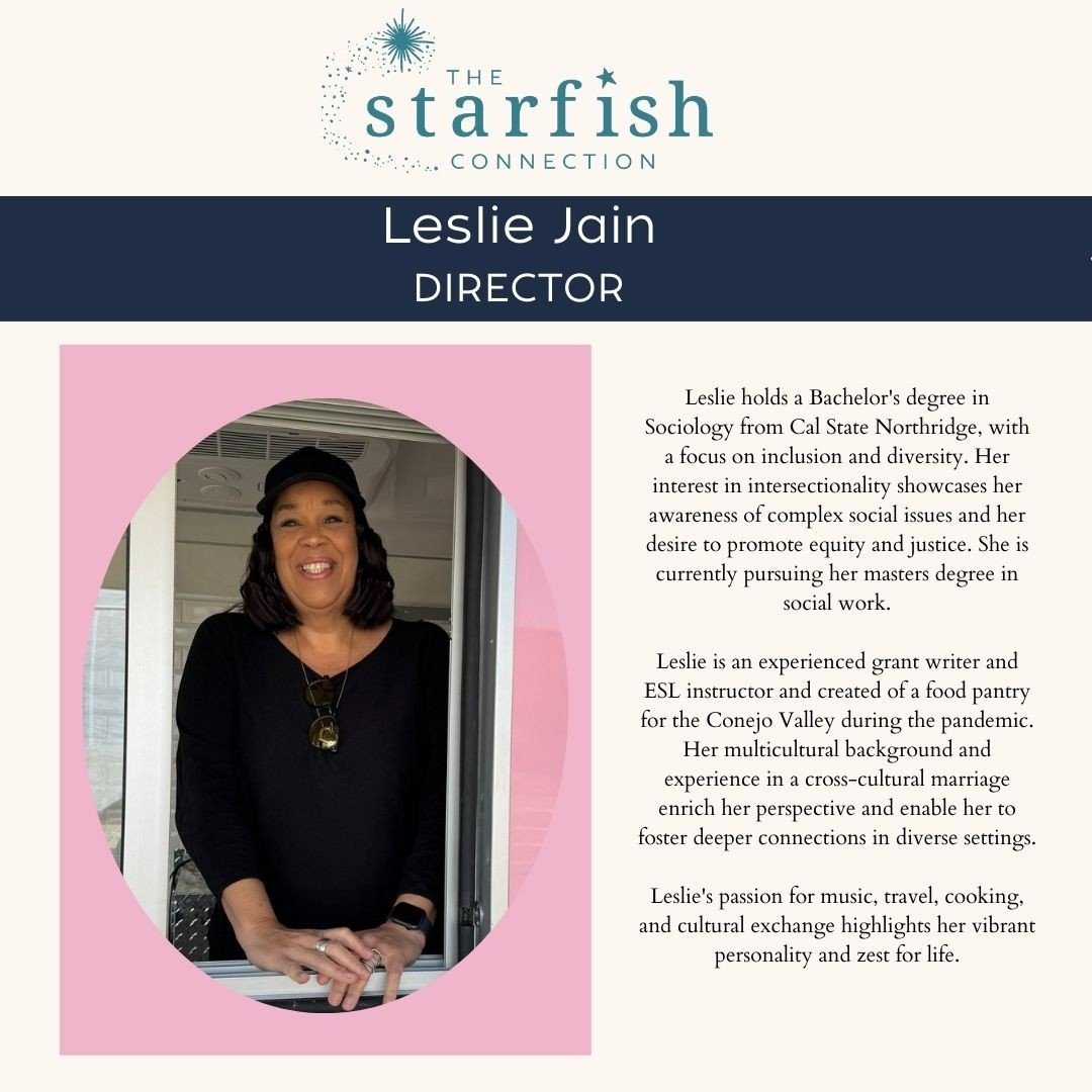 &ldquo;The meaning of life is to find your gift. The purpose of life is to give it away.&quot; Tuesdays thank youuuuuu to Board Director Leslie Jain! ⁠
⁠
Thank you Leslie for sharing your time, heart and your amazing gifts with The Starfish Connectio
