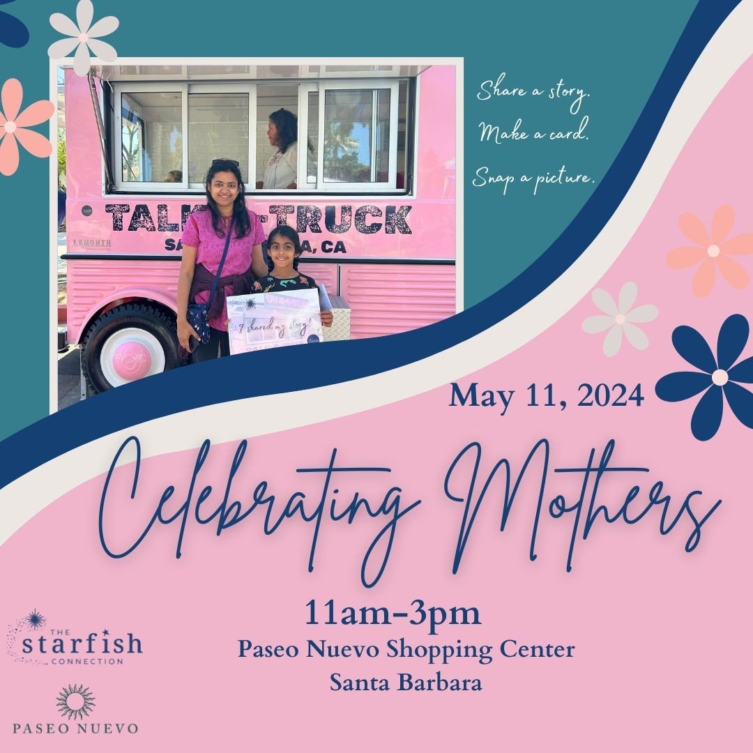Next stop for TOT is Paseo Nuevo! ⁠
⁠
Join us as we Celebrate Mothers in 2024! There will also be card making station and photo booth area thanks to team at Paseo Nuevo! Join us to share a story, create a card, and capture the moment of the day with 