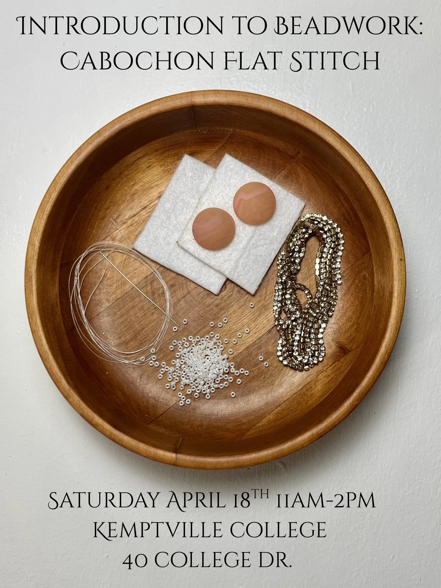 Introduction to Beadwork Cabochon Flat Stitch - 1.jpeg