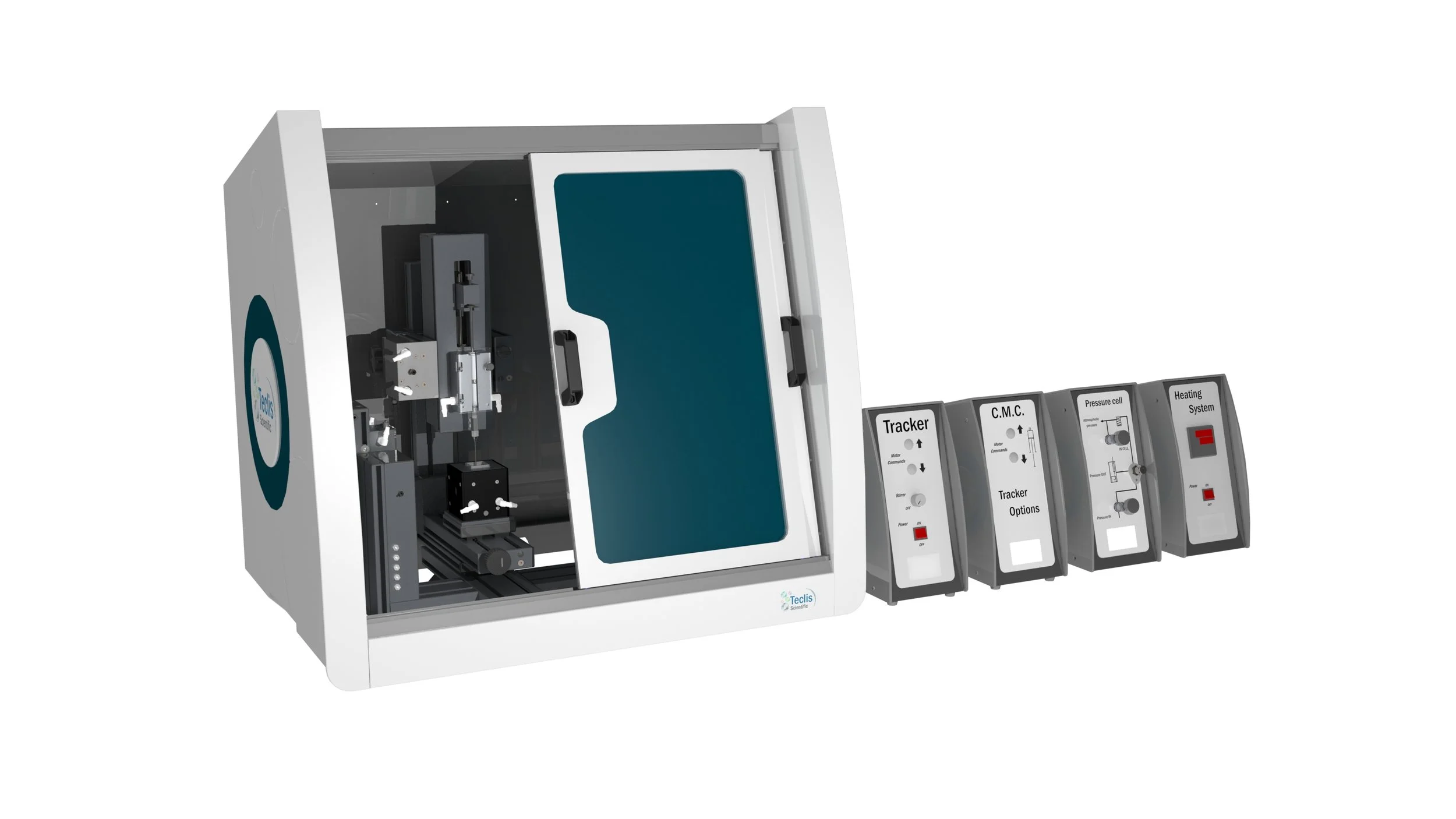TECLIS TRACKER pendant drop tensiometer for surface tension, interfacial tension, and interfacial rheology measurement