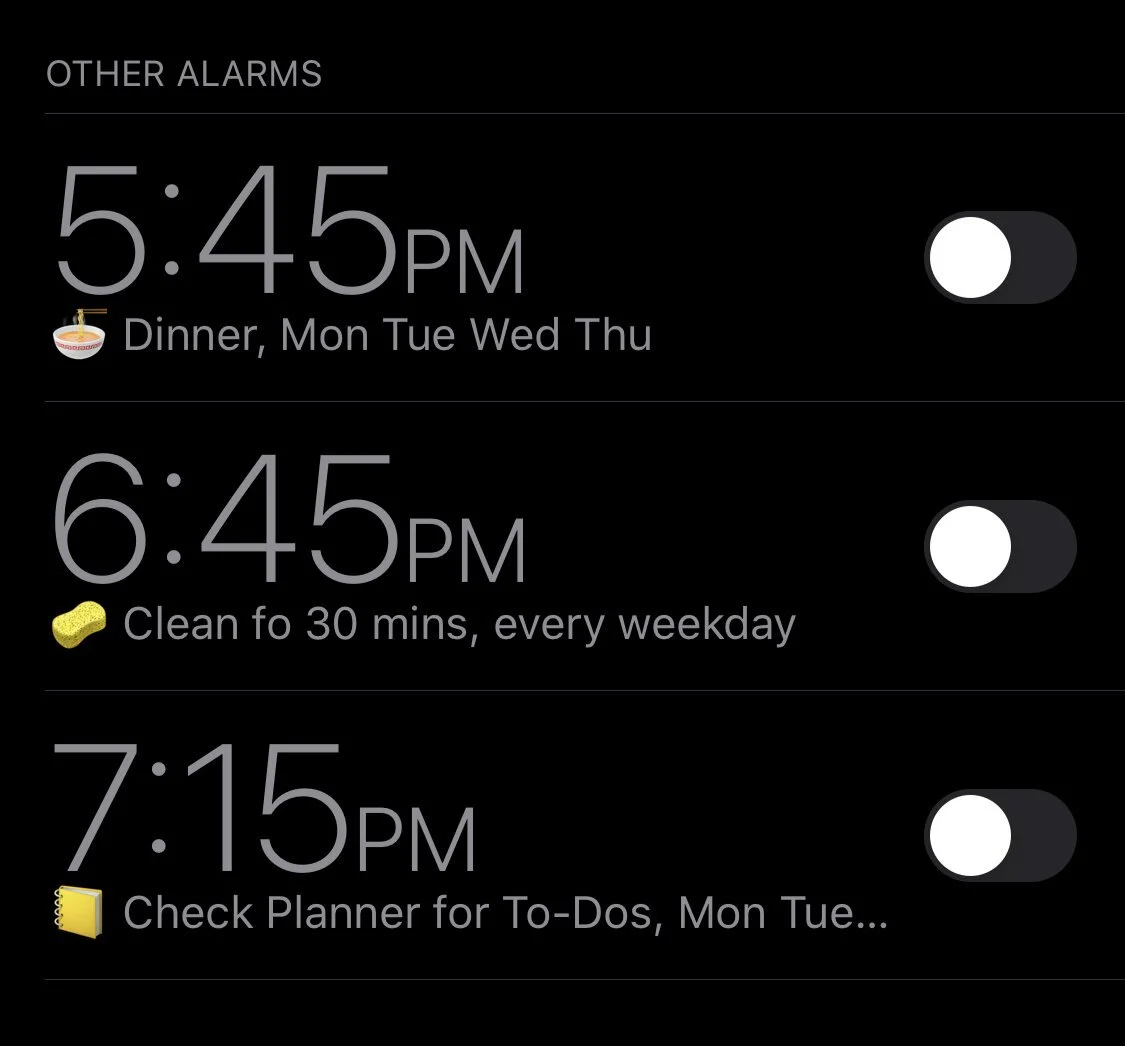 Productivity &amp; Time Management Tips: Alarms ⏰