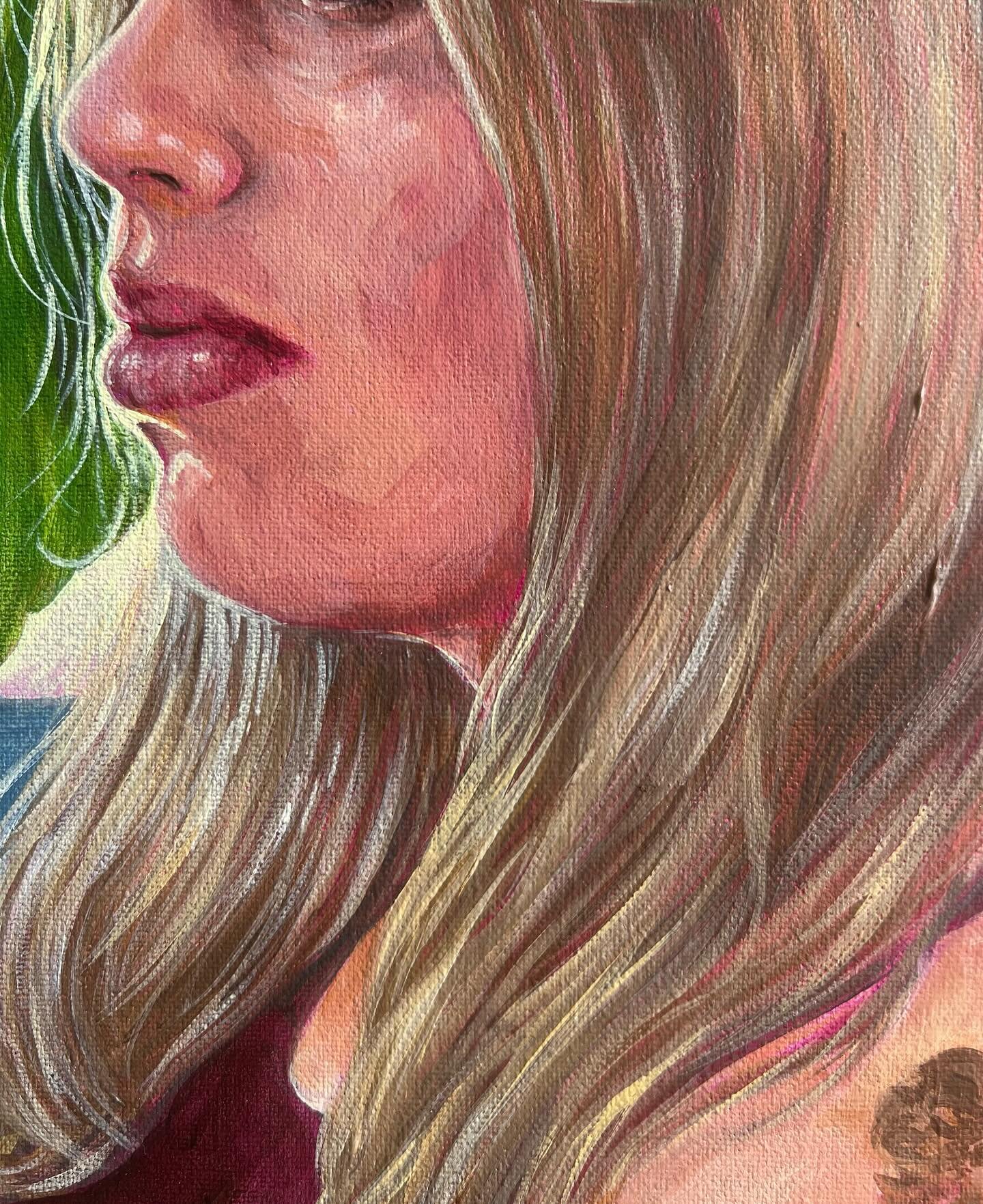 It&rsquo;s a gloomy day here and I just feel like painting (I can&rsquo;t, because motherhood, but once bedtime comes I&rsquo;ll be at the easel) ☔️ I&rsquo;ll settle for just looking at/sharing some painting closeups that I&rsquo;m proud of. Here ar