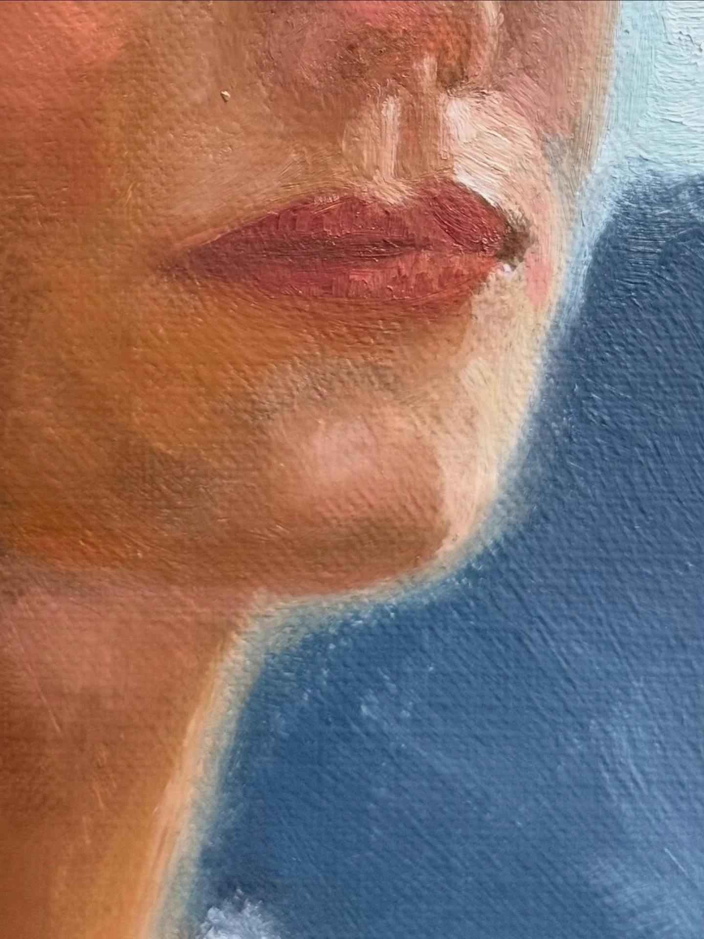 Back to recapping the incredible @ruthfittonportraits painting workshop that I attended at @workshopsinyorkshire 🥹 So far I showed you guys the first day where we took reference photos of our model in the absolutely stunning Yorkshire Dales (aka my 