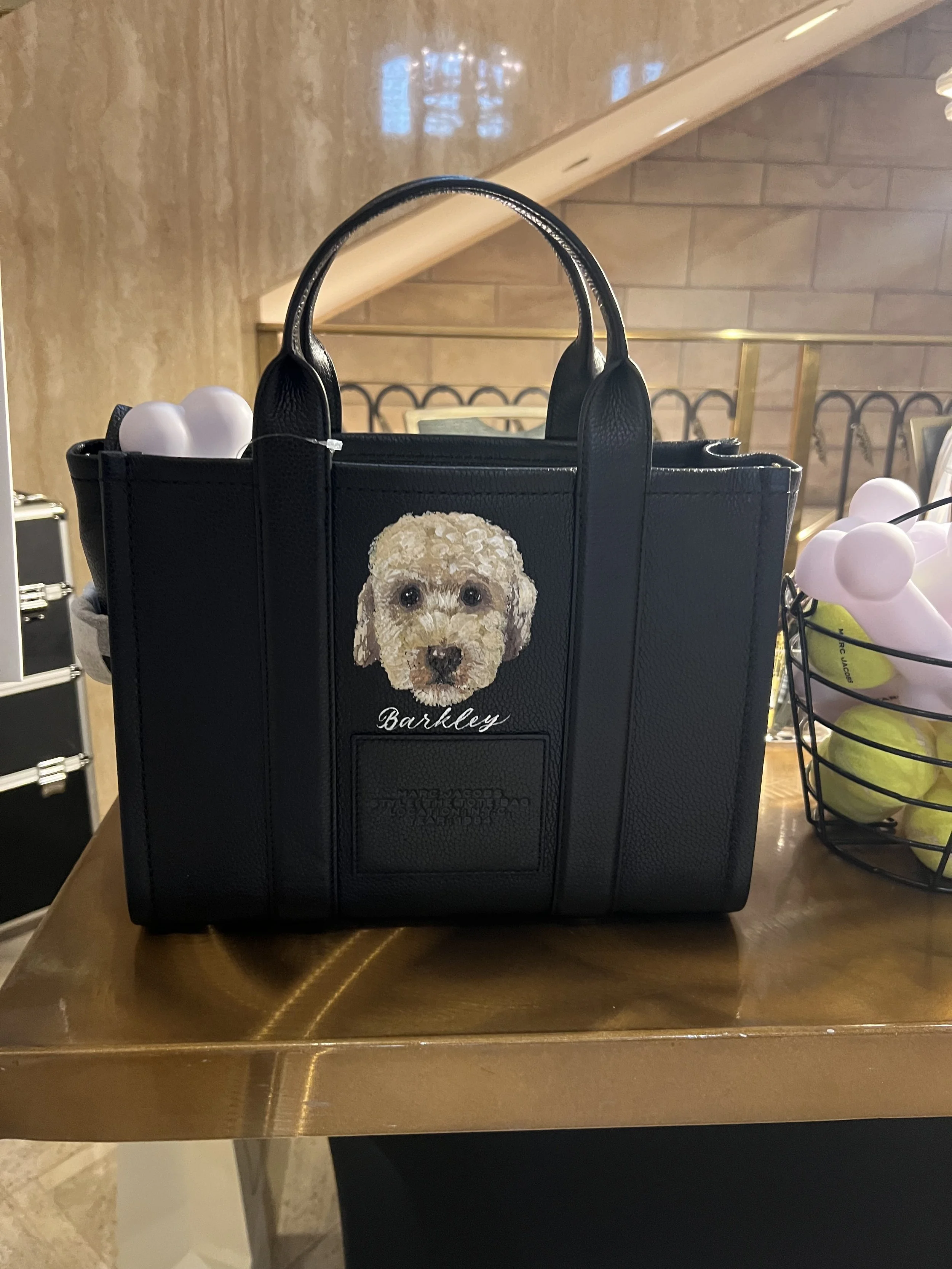 painted-portrait-of-golden-doodle-dog-on-black-marc-jacobs-bag.jpeg