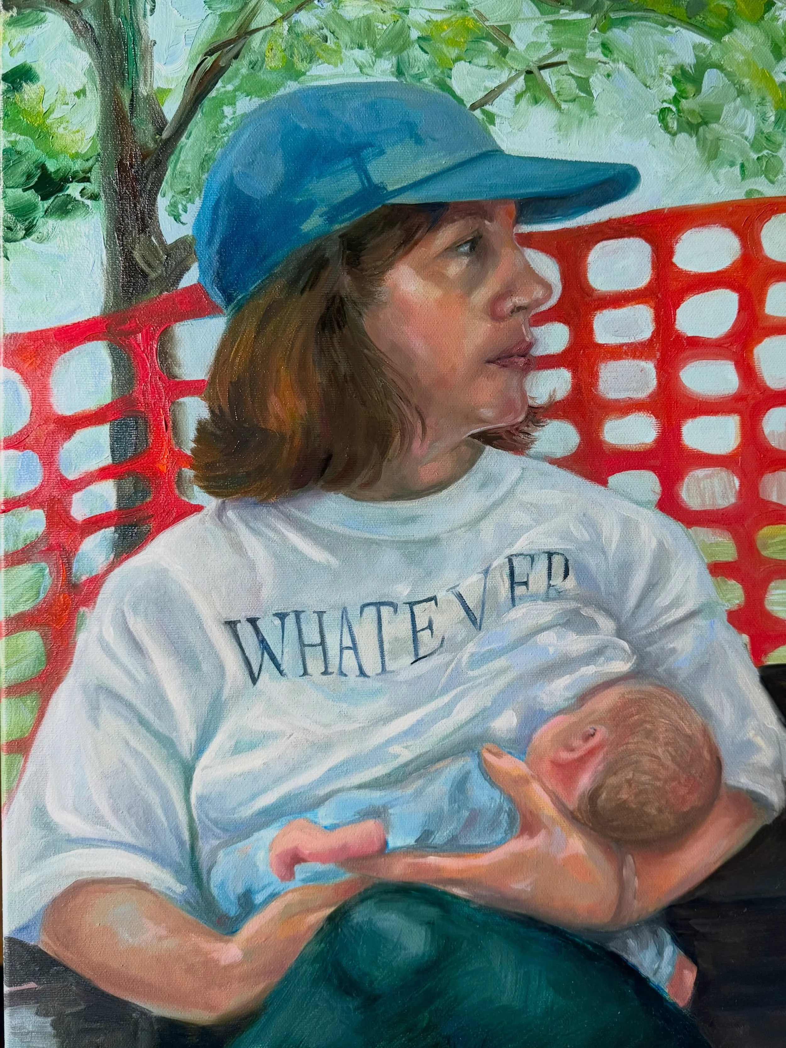 Emily &amp; Prudence | Oil on Canvas | 2026 💕

(Probably finished, maybe we all need to collectively not let me work on it anymore lol) 

A little motherhood themed painting for Mother&rsquo;s Day. Every year there is so much I want to say on Mother