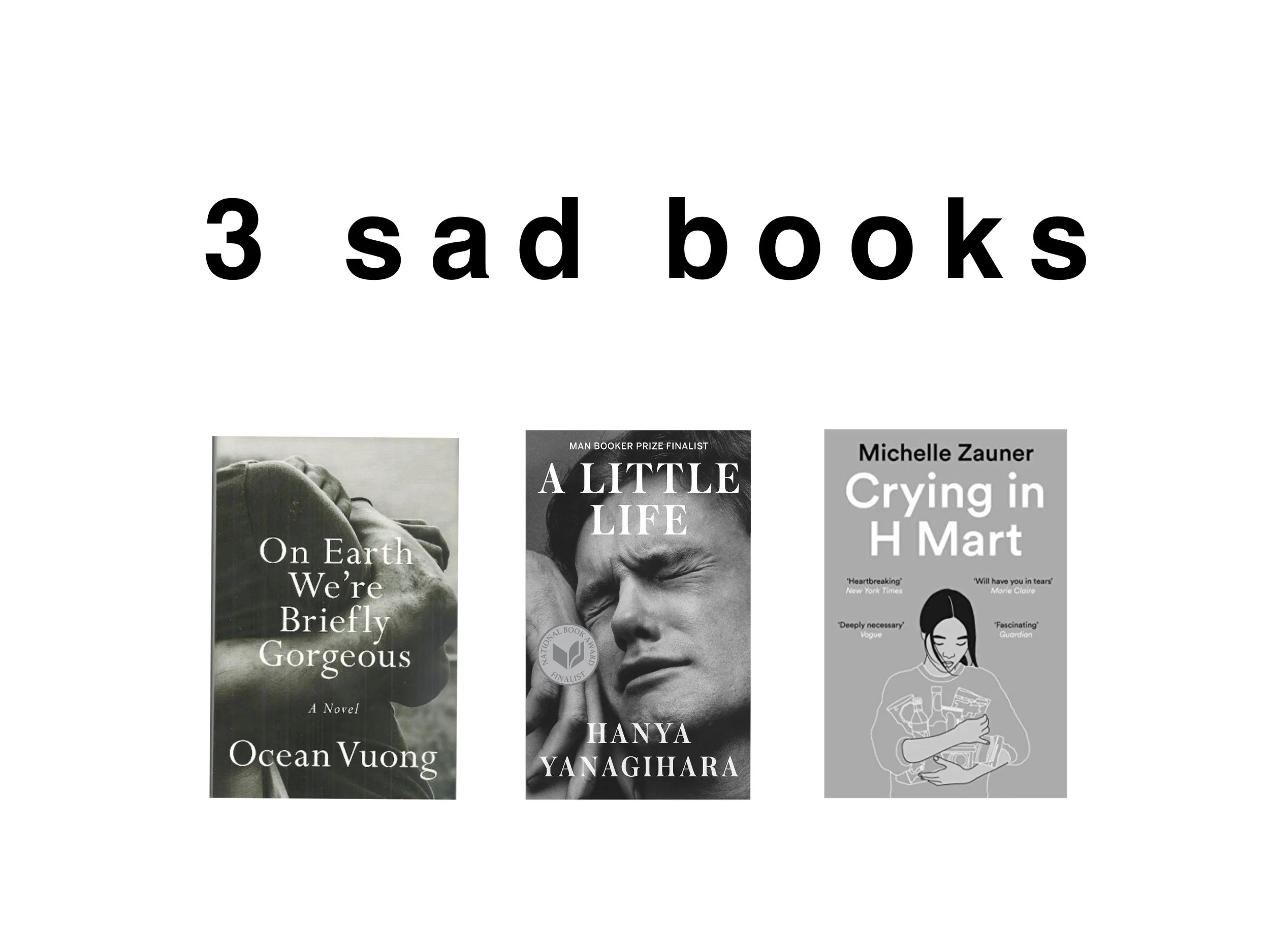 3 Sad Books