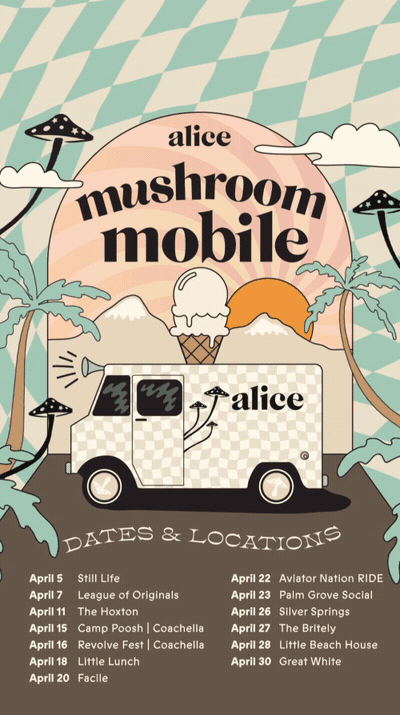 AliceMushrooms #graphicdesign #creativestudio #creative #studio #losangeles #california #illustrations #studiophotography  #alicemushrooms #bestagency