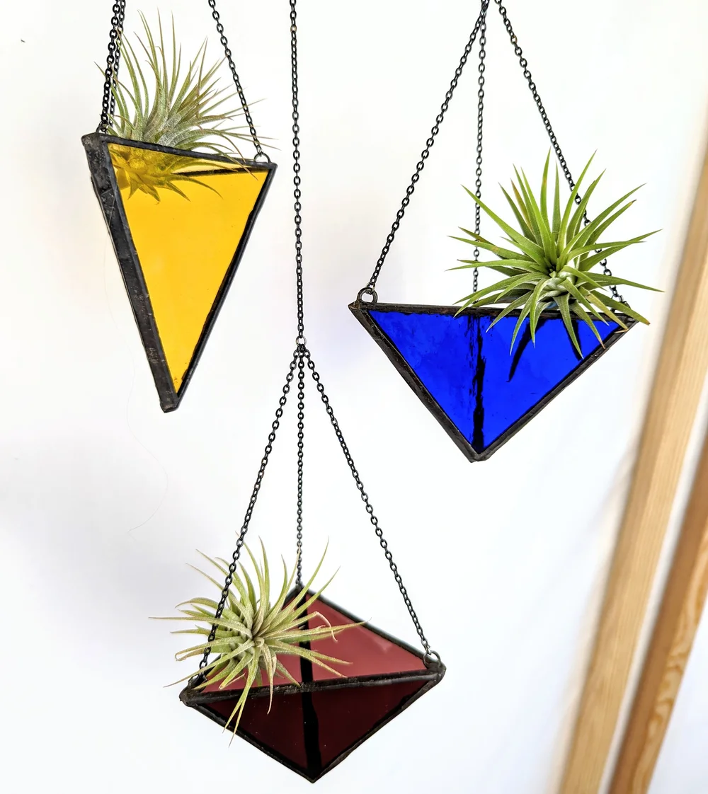 stained-glass air plant holder  moodles
