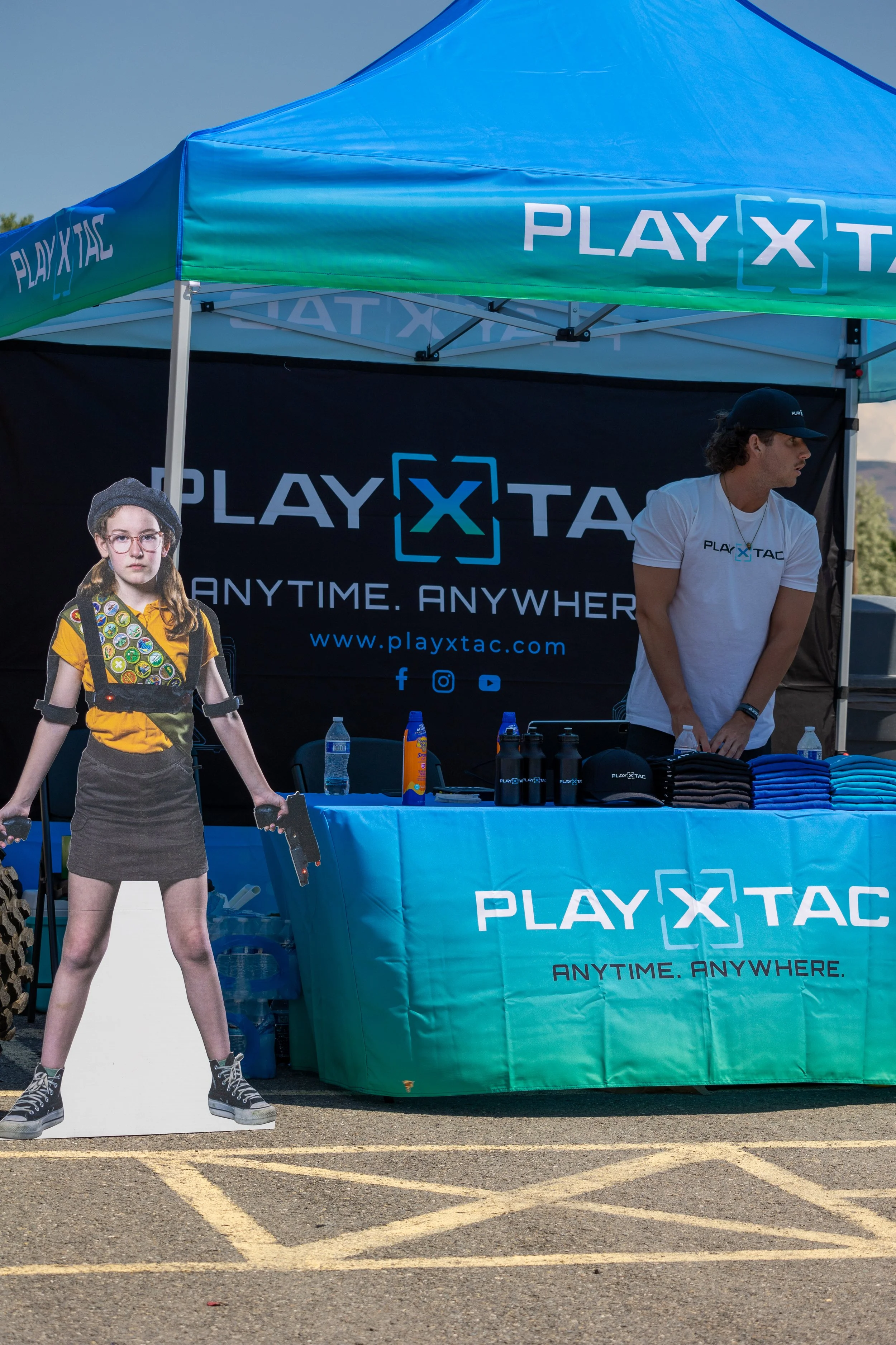 Booth Design (Tent/Table Cloth/Backdrop) Photo cred: Black Spire