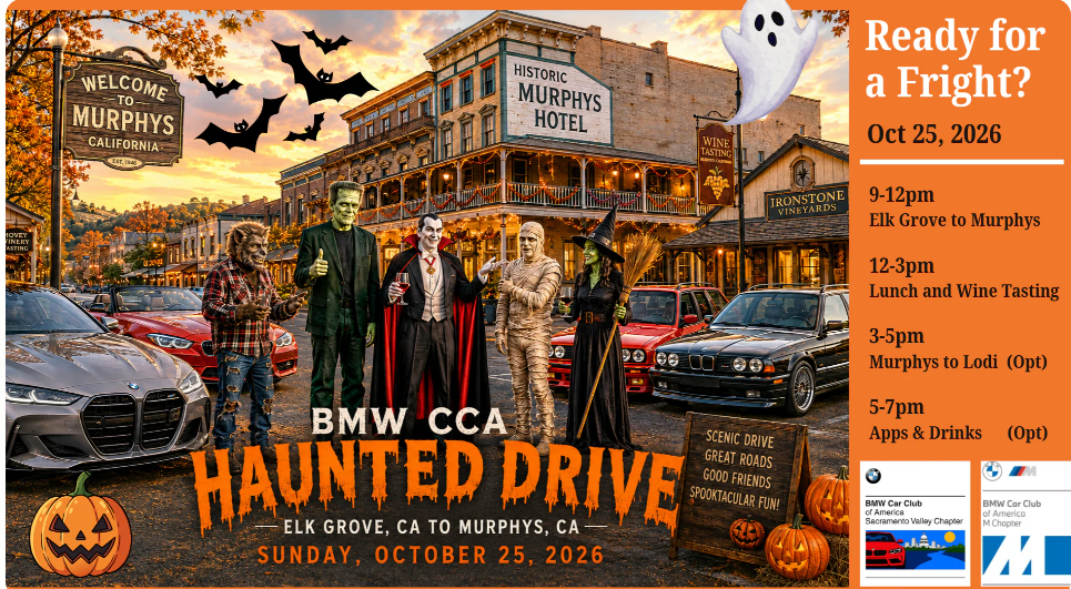 BMW CCA Halloween Driving Tour
