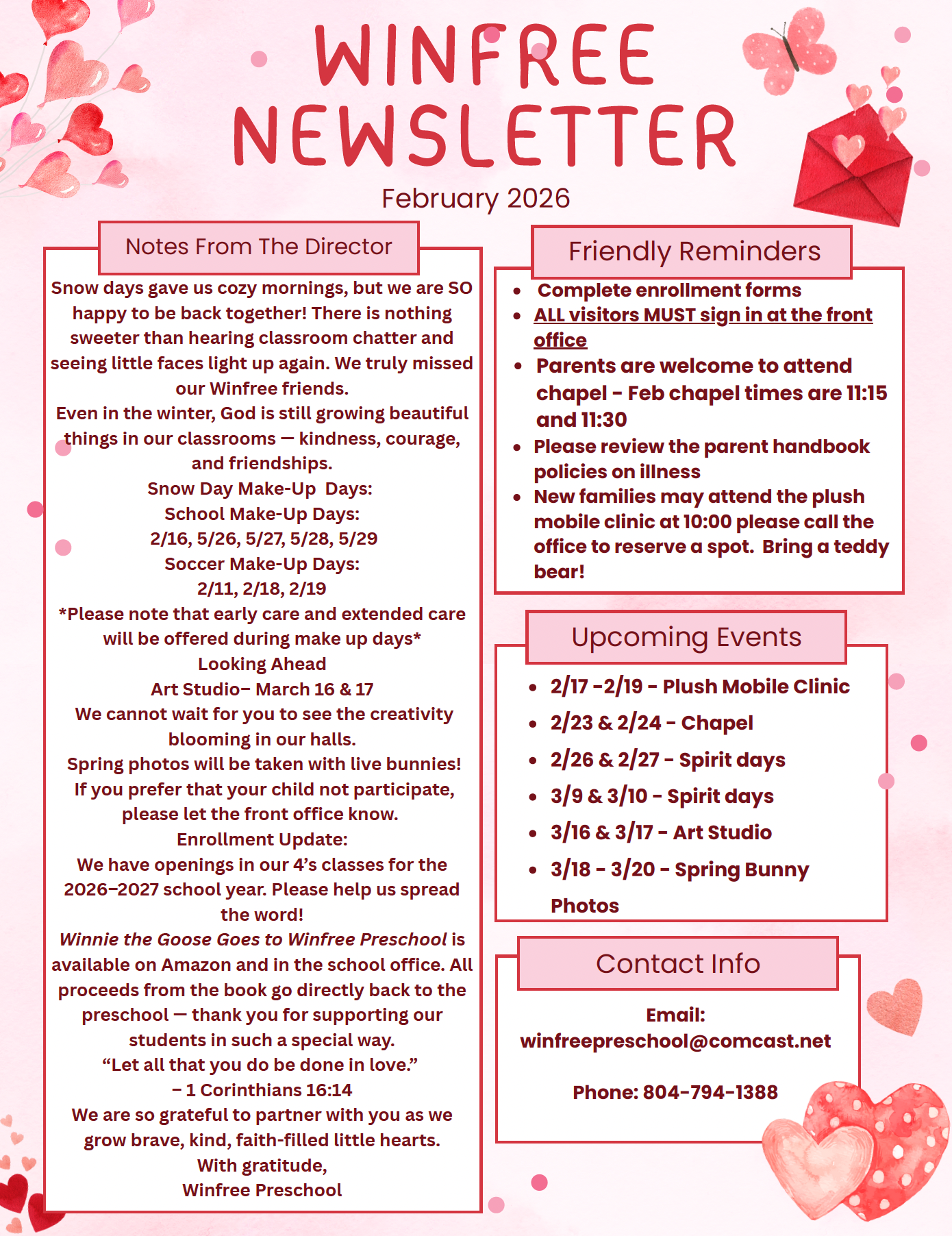 February Newsletter