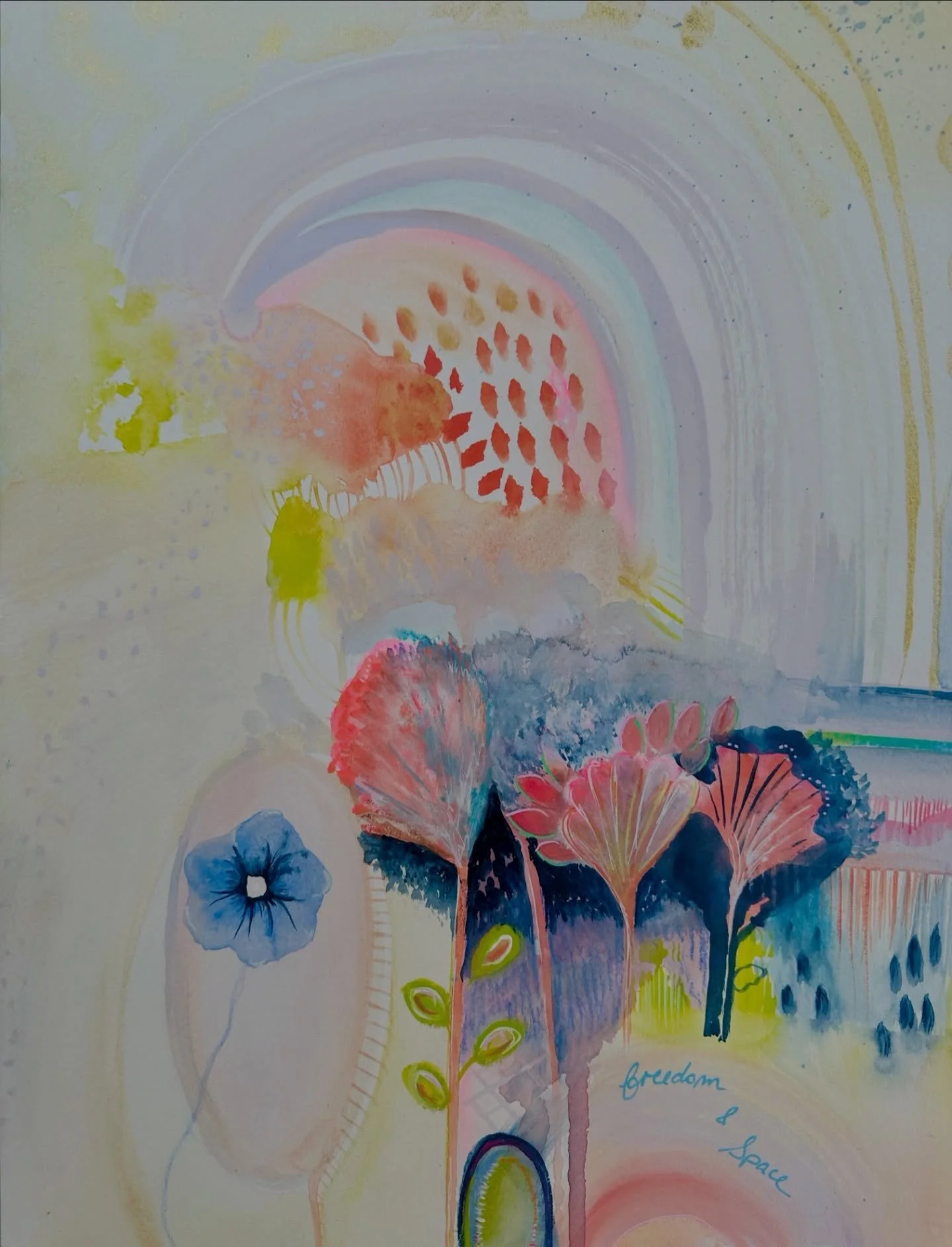 &lsquo;Freedom &amp; Space&rsquo; a few necessities in my life- allowing for me to soar and rest over and over again.
 
I only made this for me&hellip;..but what do you think- Should I make this into an available print?

#artforme #creativesoul #dowh