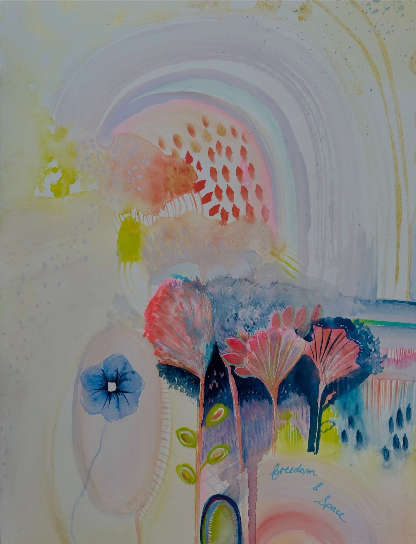 &lsquo;Freedom &amp; Space&rsquo; a few necessities in my life- allowing for me to soar and rest over and over again.
 
I only made this for me&hellip;..but what do you think- Should I make this into an available print?

#artforme #creativesoul #dowh