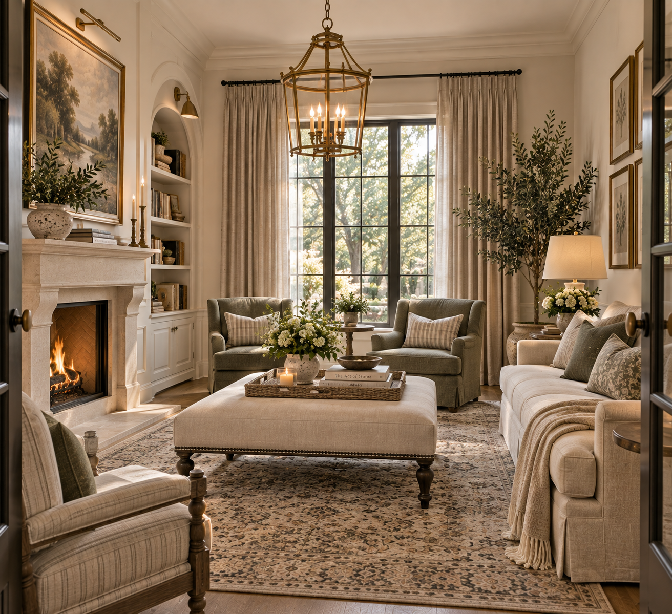 Southern Traditional Living Room