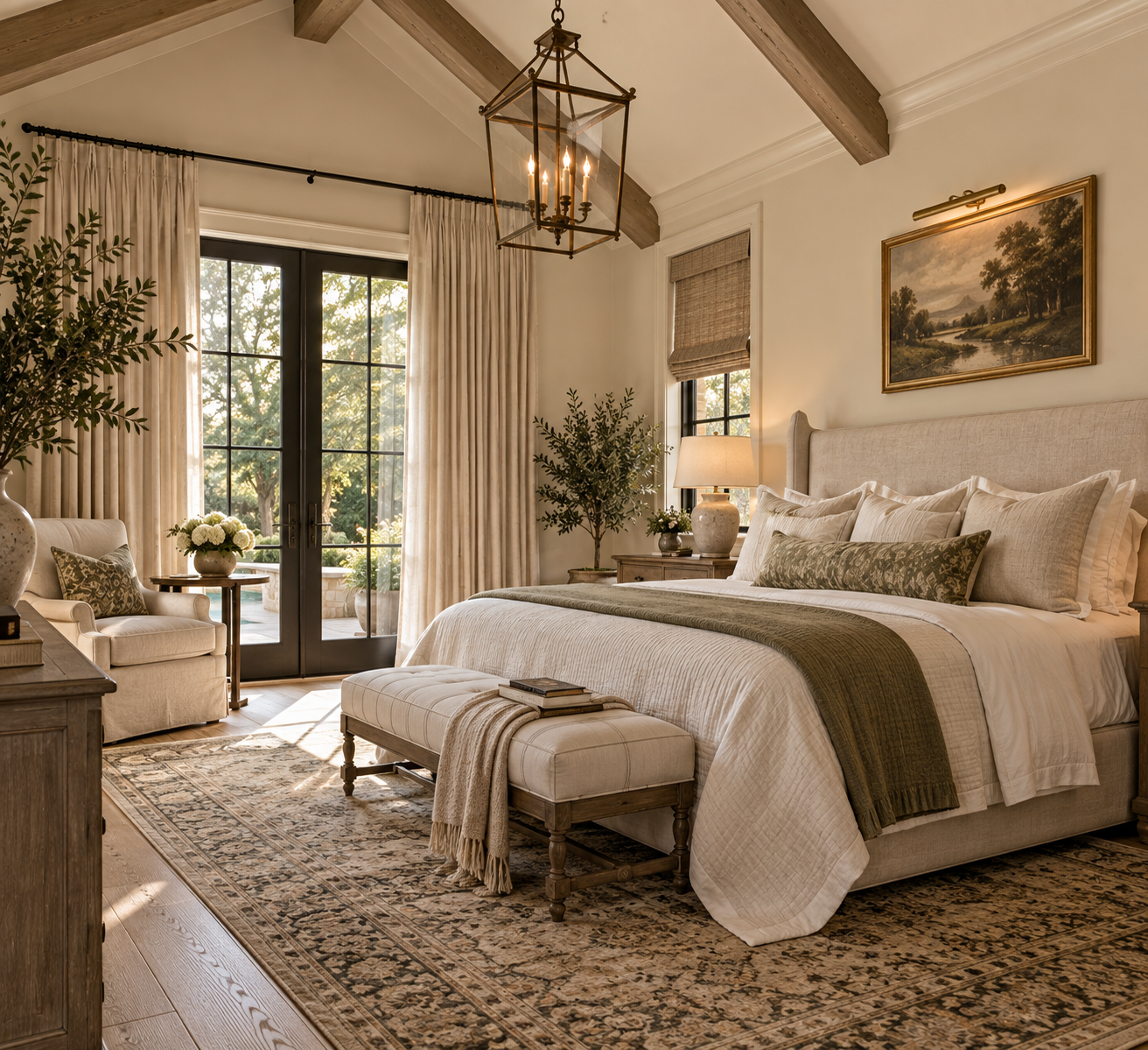 Southern Traditional Master Bedroom