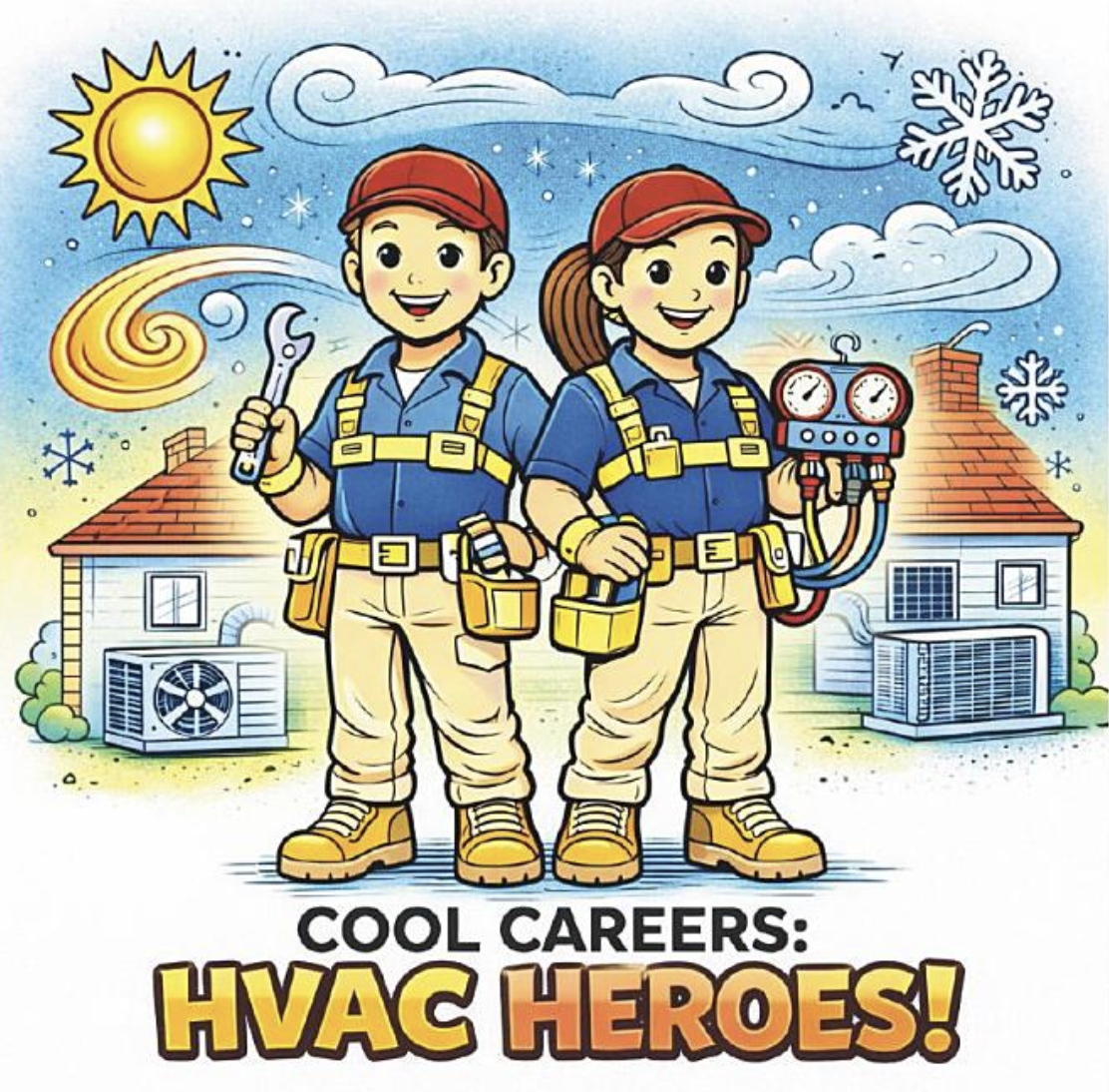 HVAC Coloring Book for Kids: A Fun Introduction to Skilled Trades
