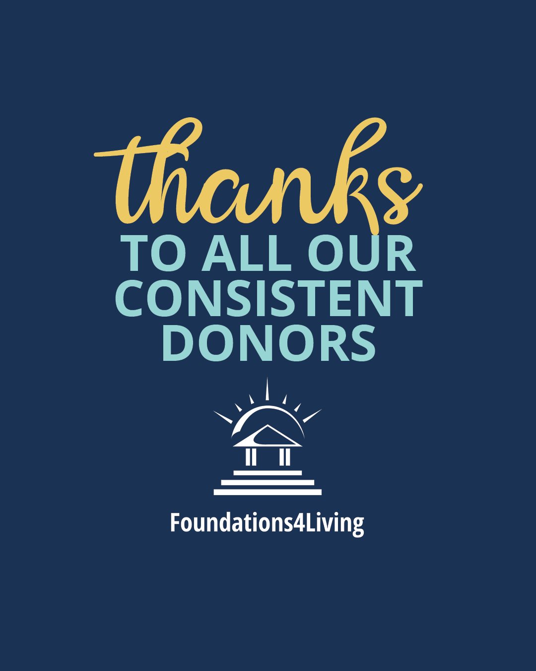 Foundations For Living. Because of you, the light of Christ is shining in places where hope is needed most.

Your generosity is propelling discipleship forward, transforming lives, and pushing back darkness&mdash;one community at a time.

Would you l