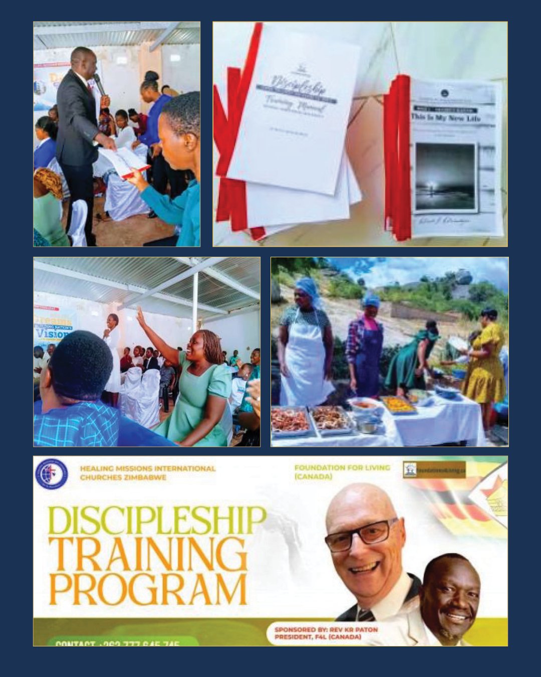 🌱 A First for Zimbabwe!

From February 13&ndash;15, a powerful milestone was reached as Bishop Nolan Rupiya facilitated the first-ever Foundations For Living discipleship training in Zimbabwe. Hosted at Healing Missions International Churches in Dom