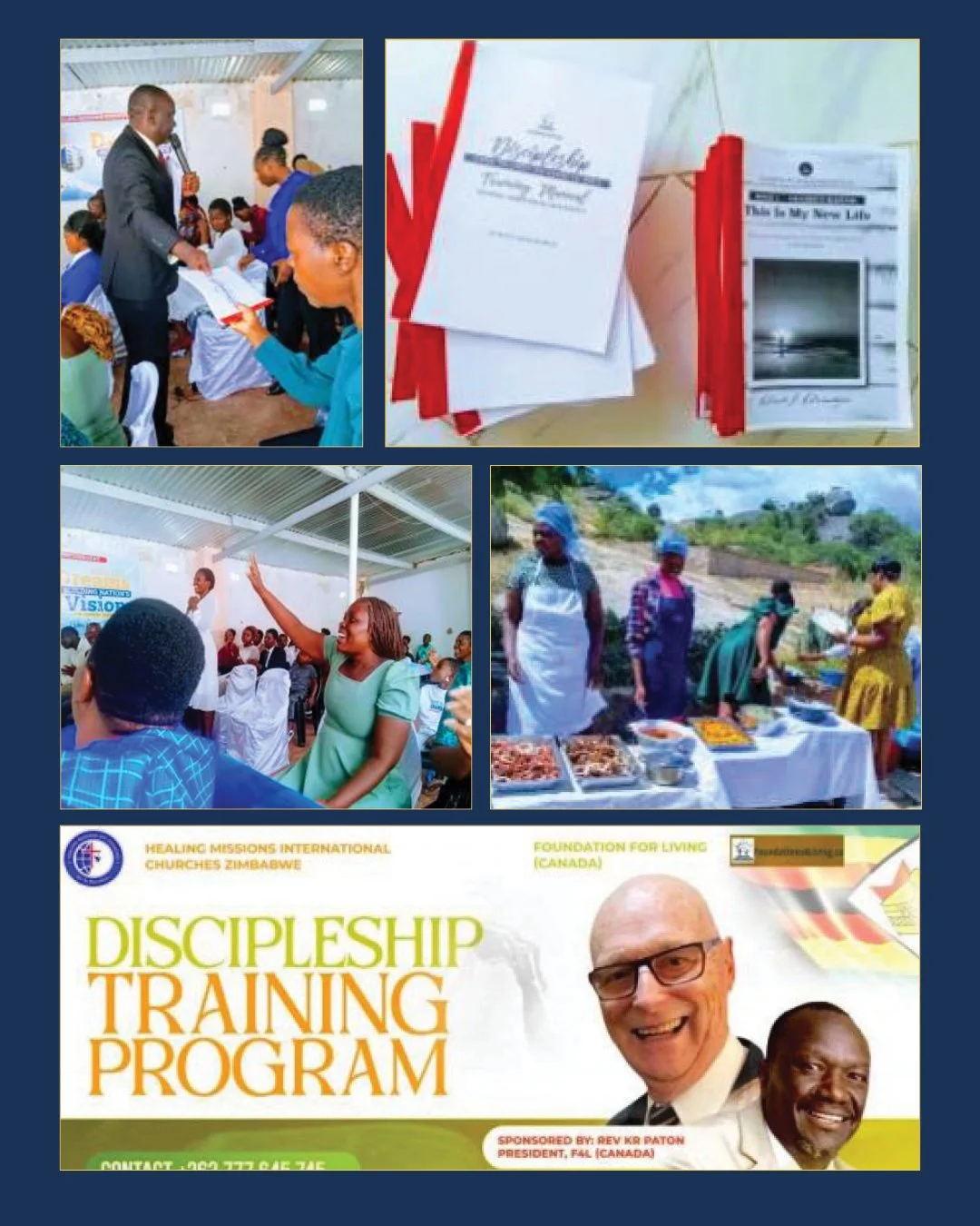 🌱 A First for Zimbabwe!

From February 13&ndash;15, a powerful milestone was reached as Bishop Nolan Rupiya facilitated the first-ever Foundations For Living discipleship training in Zimbabwe. Hosted at Healing Missions International Churches in Dom