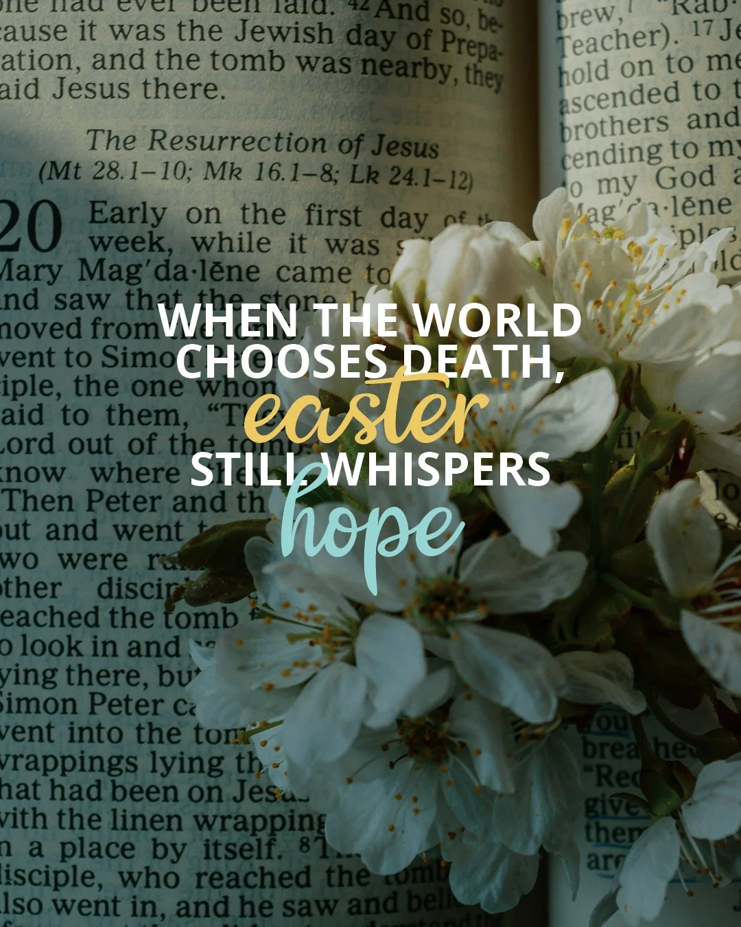 💛 The words of Basil C. Hume remind us: &ldquo;The great gift of Easter is hope.&rdquo;

But what happens when the world stops believing in that hope?

The heartbreaking story of Noelia Castillo reveals a growing reality&mdash;a culture where despai