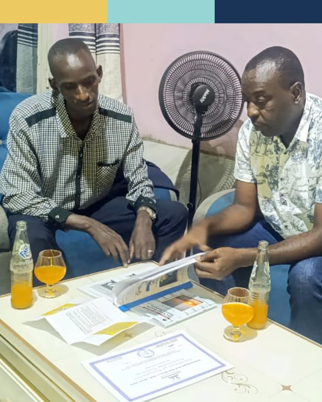 There is growing interest among church leaders in Burundi for Foundations For Living discipleship training.

In this photo, Apostle Nestor, our National Director in Burundi, shares the vision for making disciples across the street and around the worl