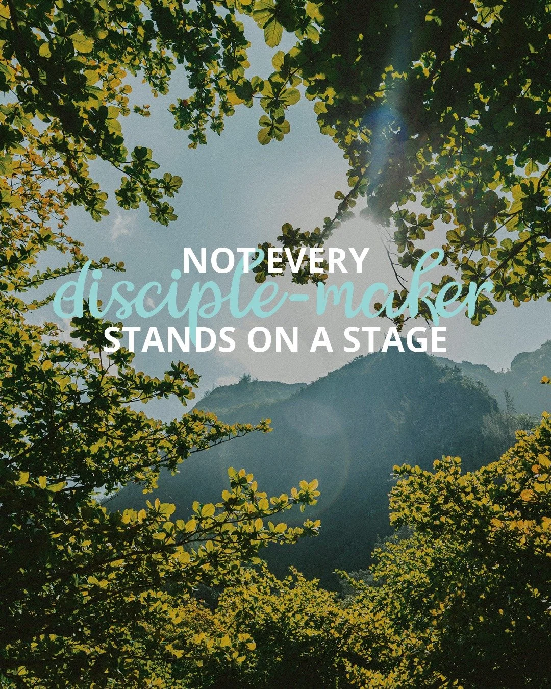 Not every disciple-maker stands on a stage.

Sometimes their greatest impact happens quietly, through a life worth imitating.

One conversation with a 92-year-old mentor left a lasting message that still carries strength through seasons of struggle a