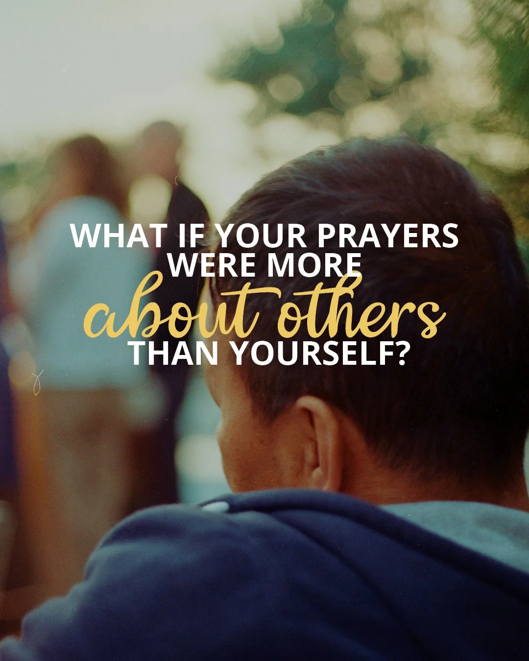 A simple poem memorized decades ago became a lifelong challenge: to see people the way Jesus sees them and to make room for others in everyday prayers.

From praying for strangers at a stoplight to trusting God with people he'll never meet, this refl