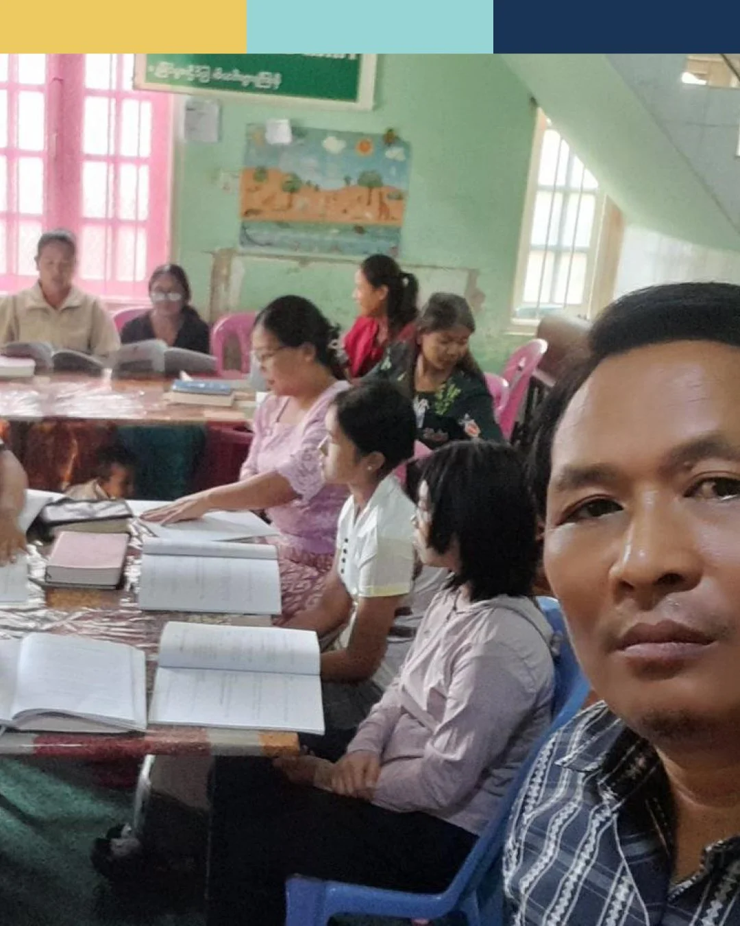 🌱 New believers need more than a decision, they need discipleship.

We&rsquo;re grateful for Pastor Amos in Myanmar, who is faithfully investing in 15 new believers through a Foundations For Living discipleship class each Sunday after worship. 

As 