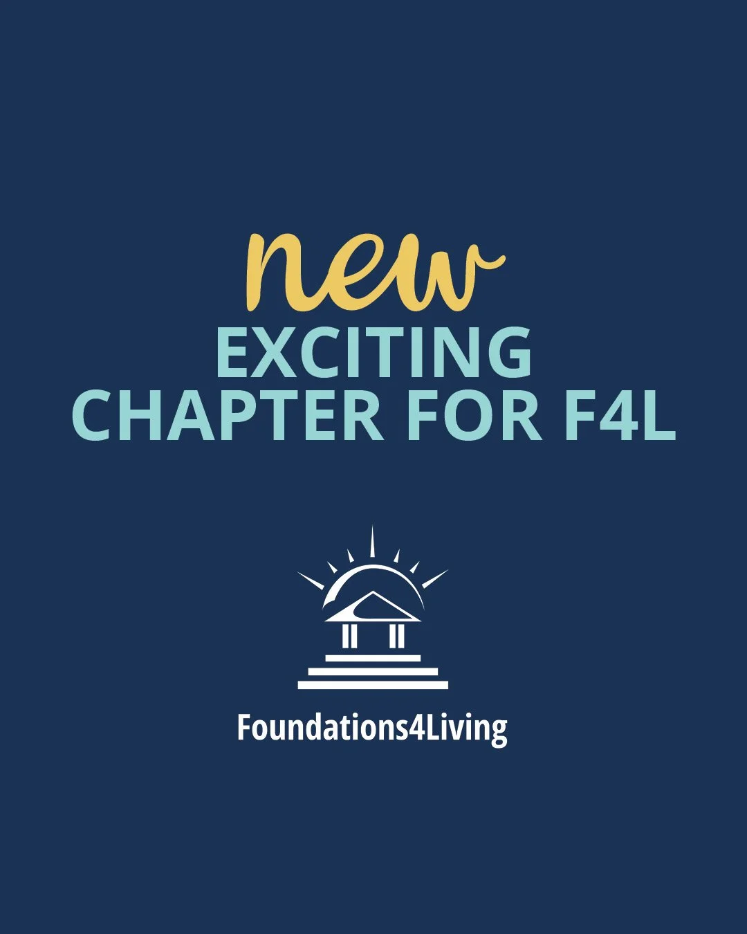 🌱 An Exciting New Chapter for Foundations4Living!

We&rsquo;re grateful to share that a new Executive Director has been identified and is now engaged to take on the leadership of Foundations4Living (F4L).

As we look ahead to this next chapter, we&r