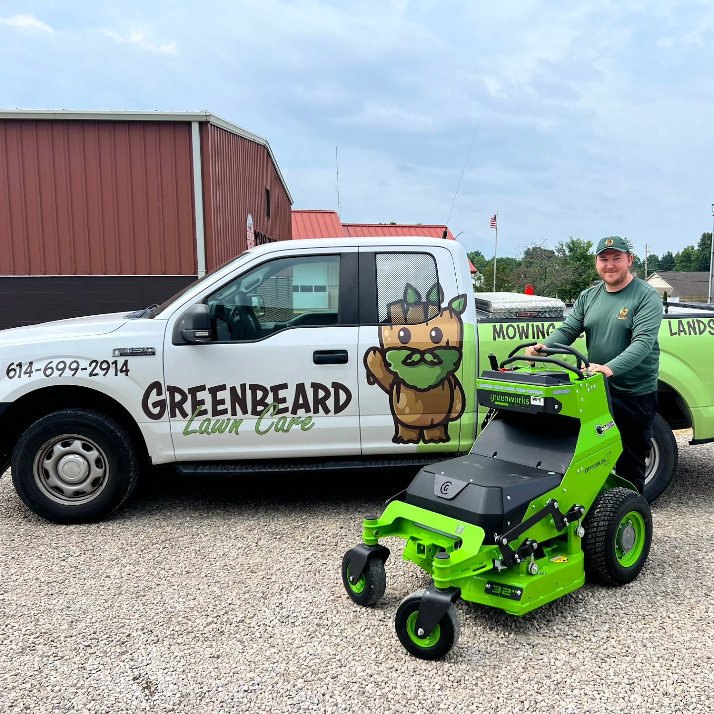 Efficiency meets innovation with our new @greenworkscommercial 32-inch stand-on electric mower! Thank you to @woosterpowerequip for making it happen. 
Let us take care of your lawn care with power and precision. 🌿⚡️ #LawnCareRevolution #ElectricMowe