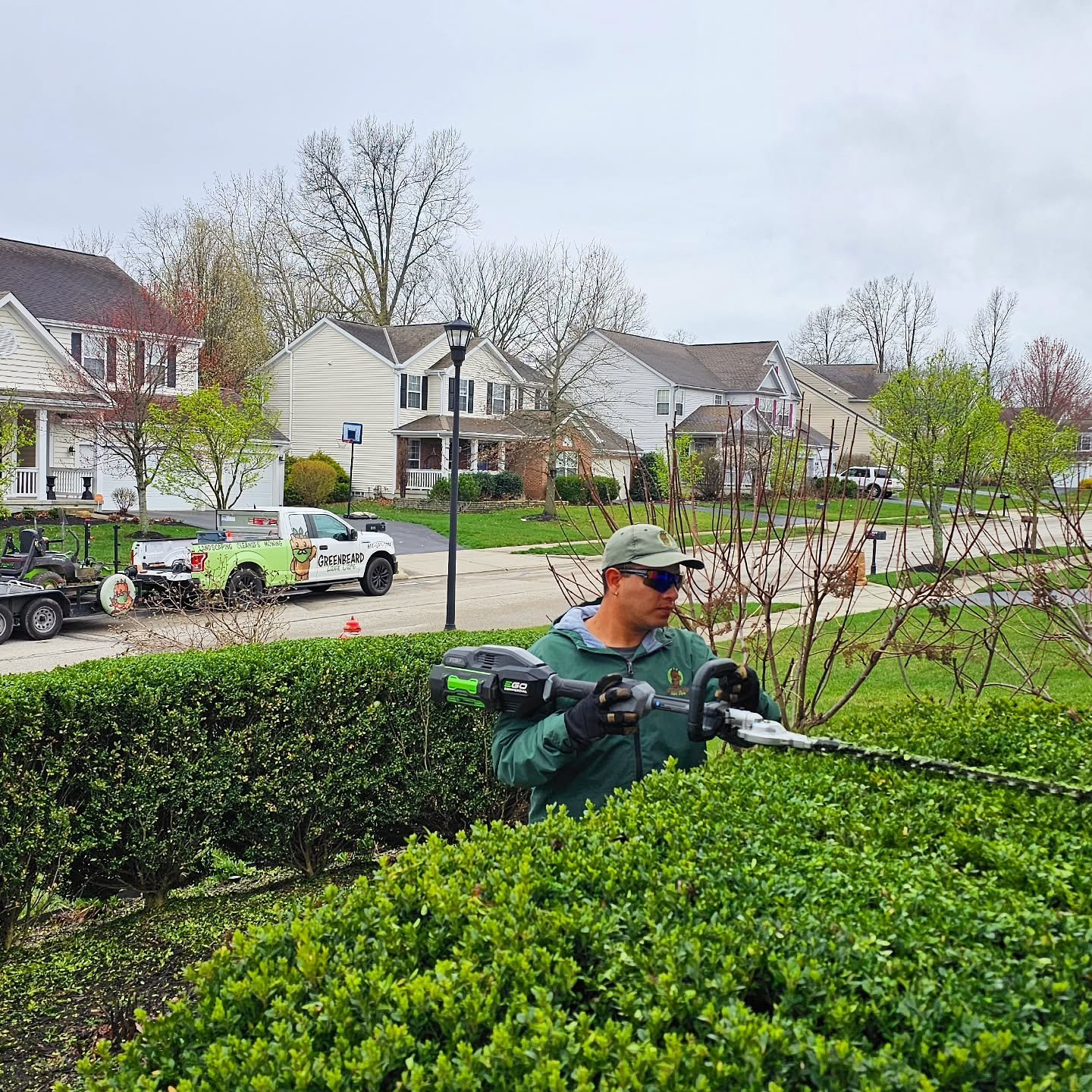 Every shrub deserves a perfect trim. ✂️🌱 #LandscapingLife #Greenspace