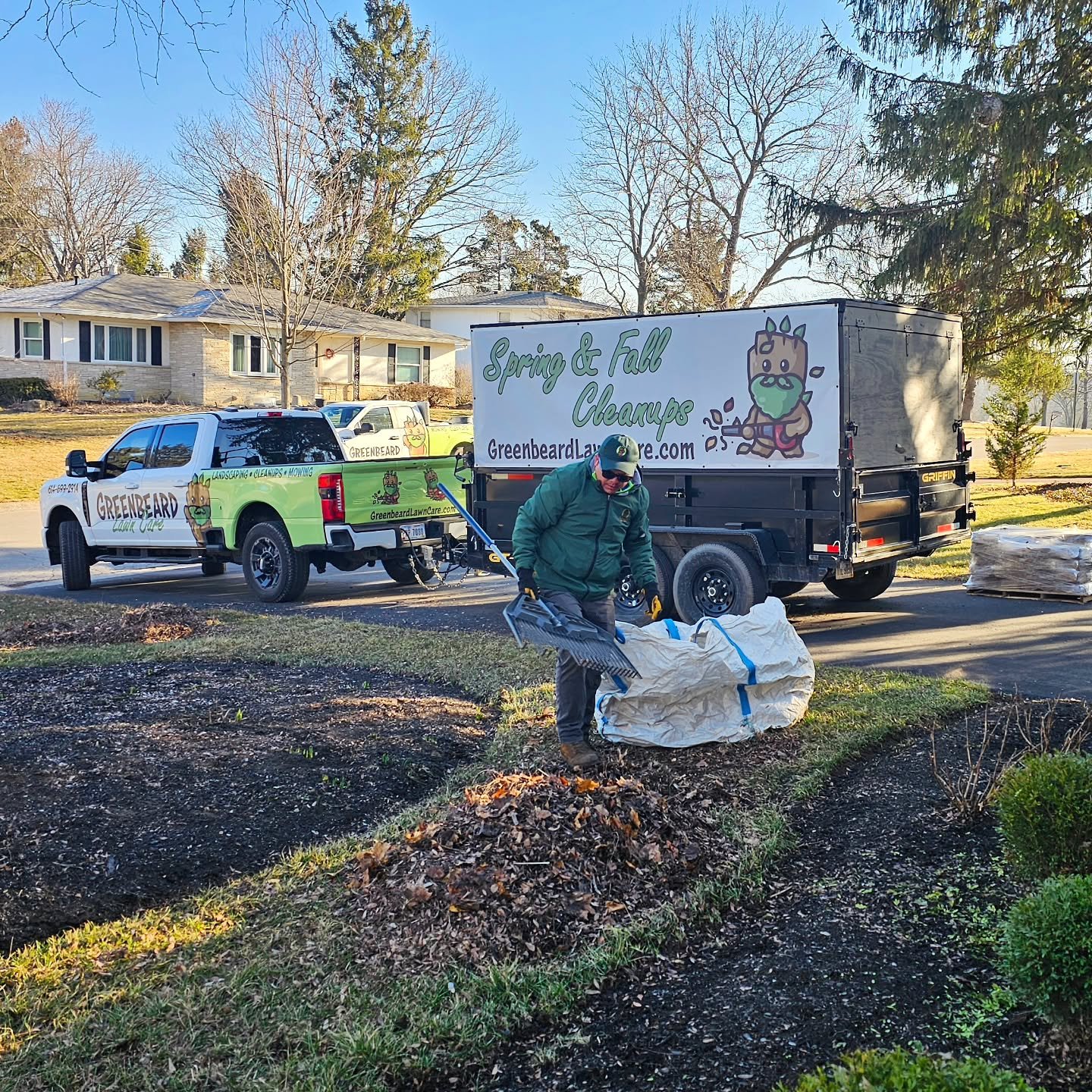 Our Spring Cleanups are in full swing already! If you need leaves, sticks and other yard waste removed, shrubs trimmed, mulch installed or anything else let us know as our schedule is filling up quick!