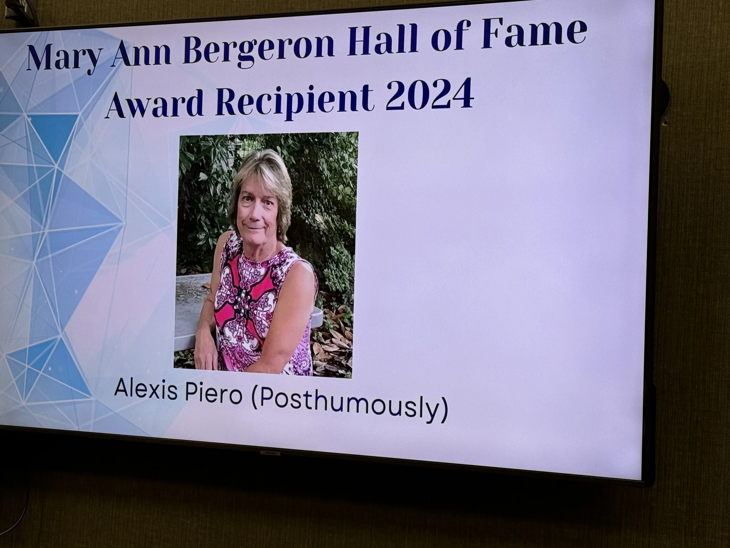 Mary Ann Bergeron Hall of Fame