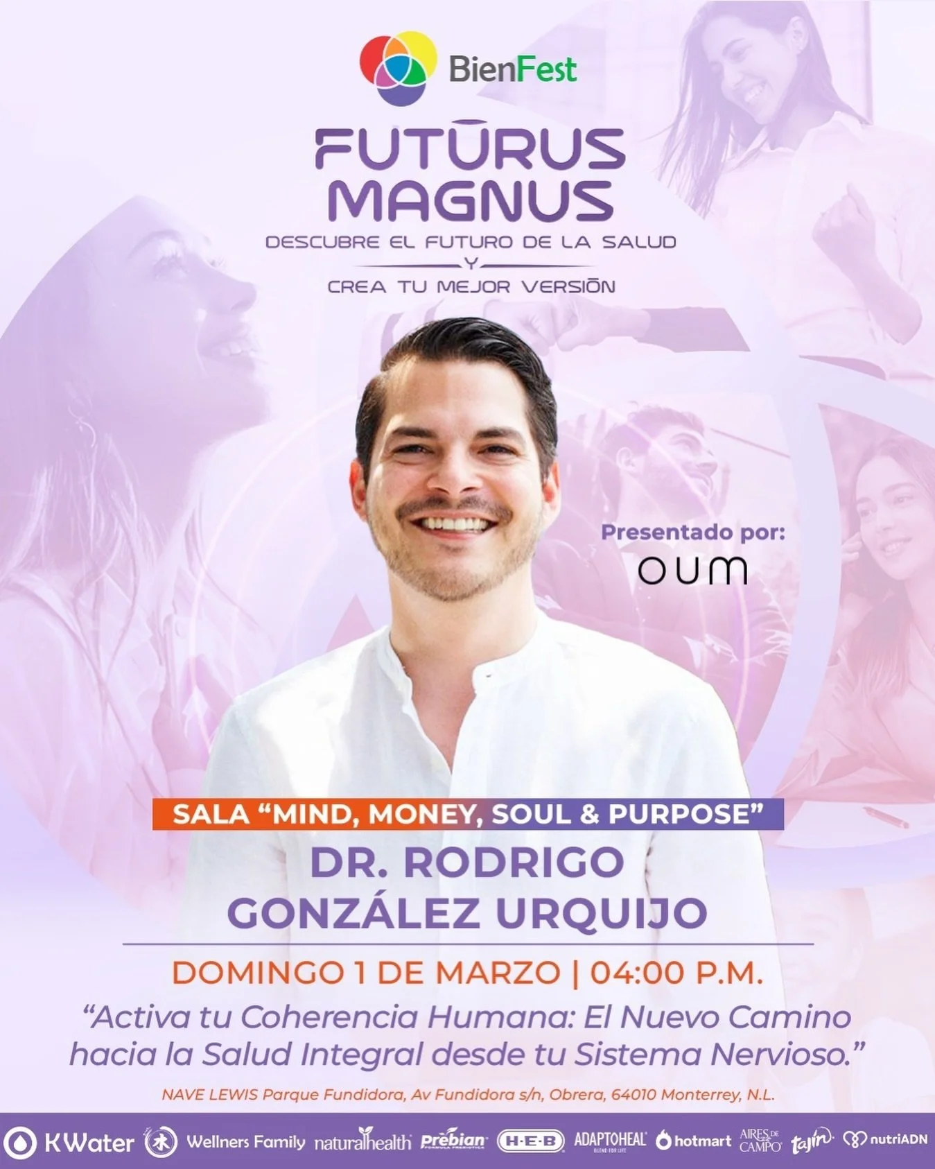 Activa tu Coherencia Humana: El Nuevo Camino hacia la Salud Integral desde tu Sistema Nervioso.

Nos vemos el Domingo 1 de marzo a las 4:00 p.m. para comprender la salud desde adentro, con ciencia, conciencia y sentido.