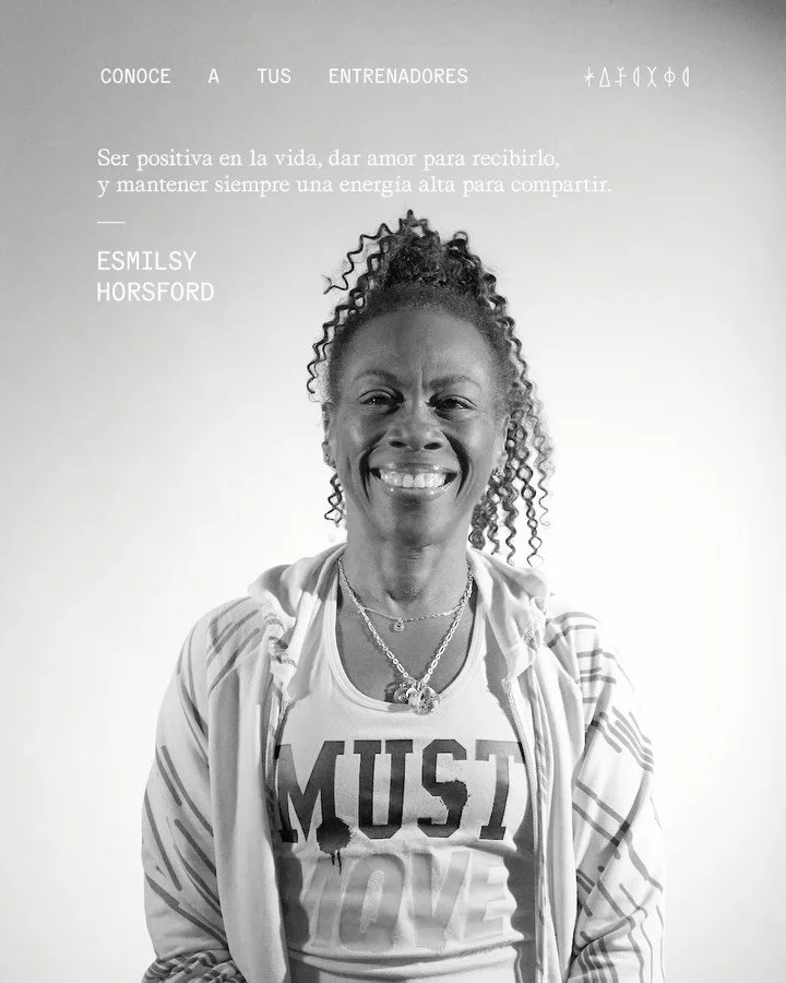 Seguimos conociendo a quienes llenan este espacio de vida. 

Hoy es el turno de Esmilsy, instructora de baile.
Lleva m&aacute;s de 30 a&ntilde;os en el mundo del fitness, empez&oacute; dando clases de salsa, uniendo dos cosas que siempre han sido par