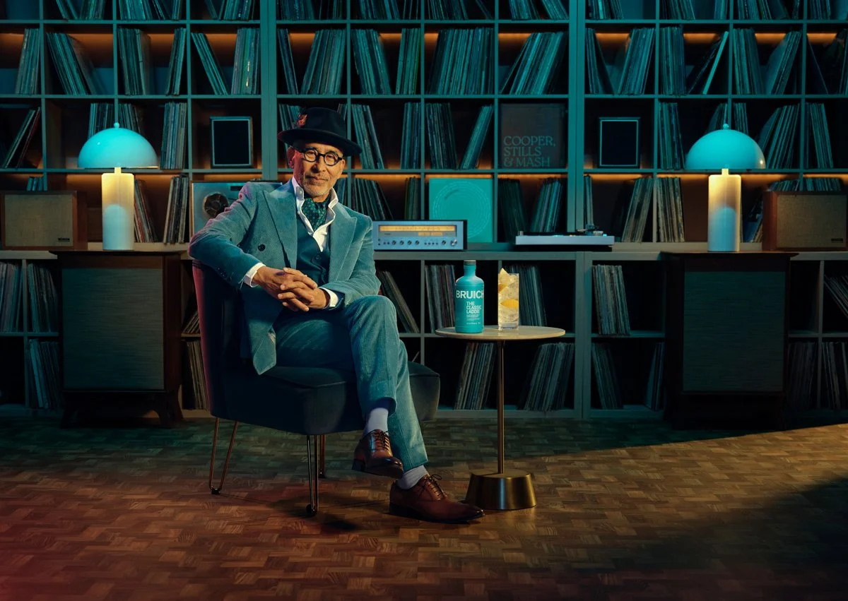 A swagger gentleman enjoying a delicious cocktail styled by David Probasco. David is the premier beverage stylist in the world. 