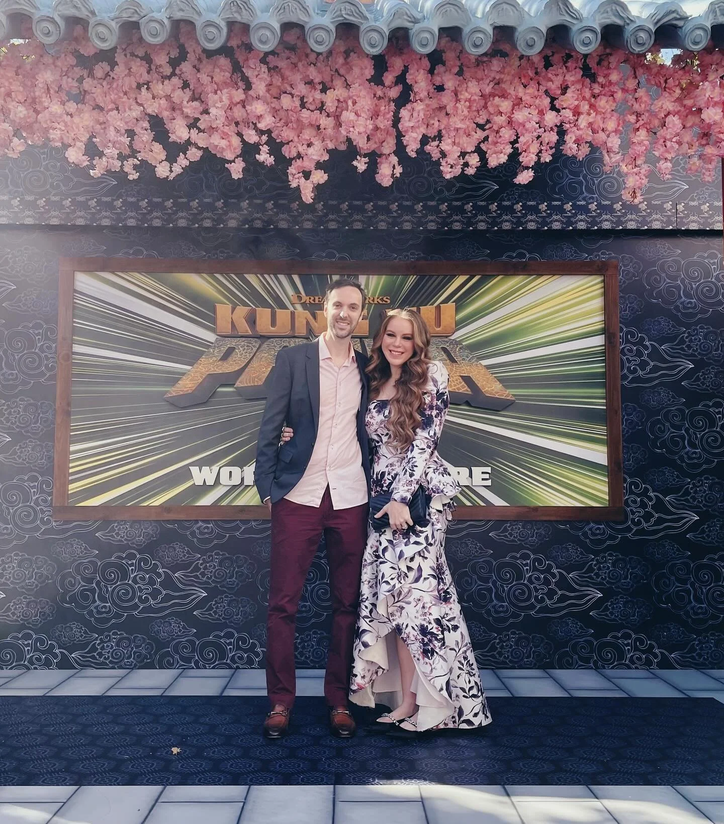 Congratulations to my talented husband on another incredible @dreamworks animation score! @kungfupanda 4 hits theaters tomorrow! 🐼💕✨