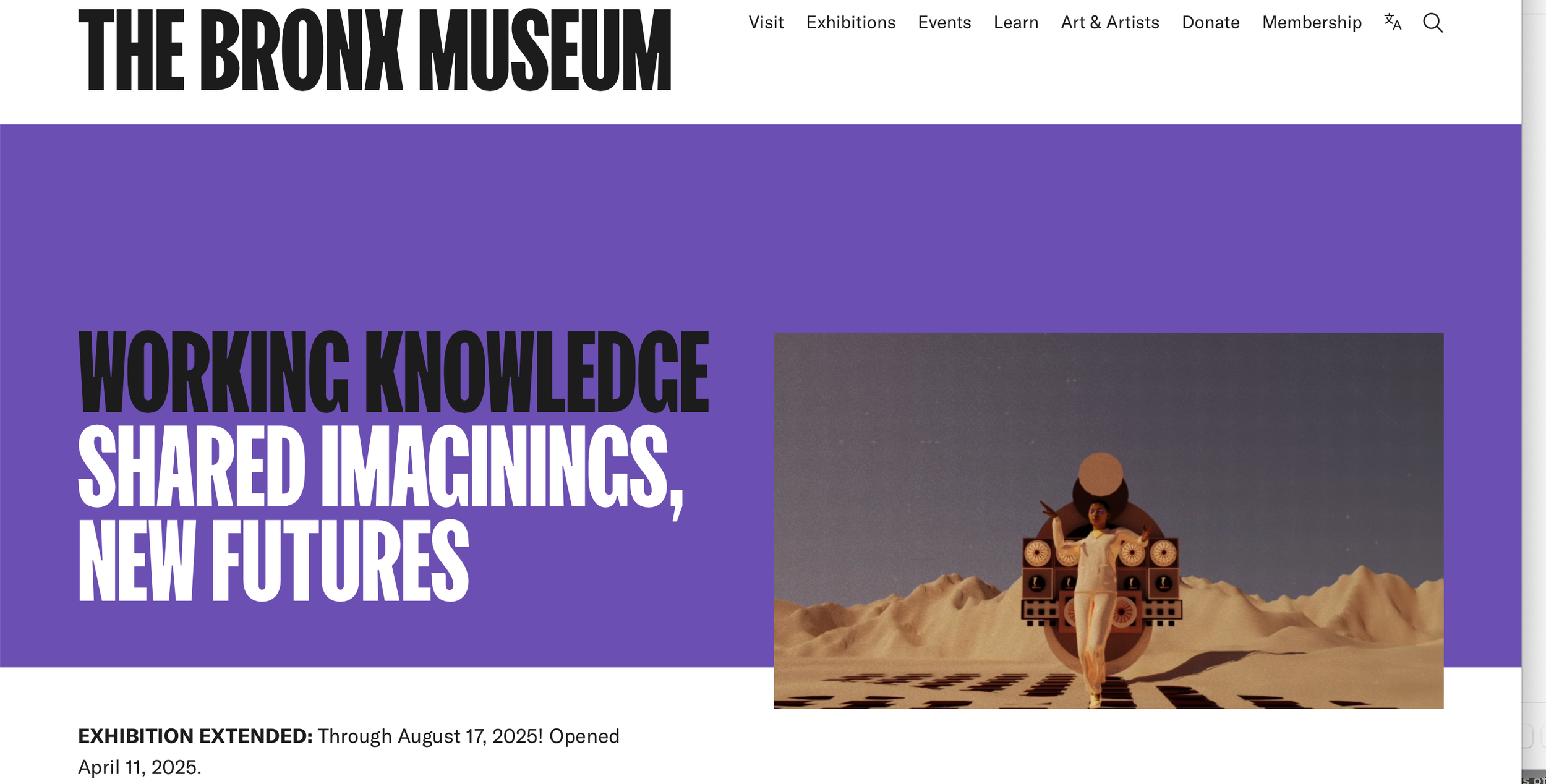 Apr 11 - Aug 17, 2025 WORKING KNOWLEDGE SHARED IMAGININGS, NEW FUTURES