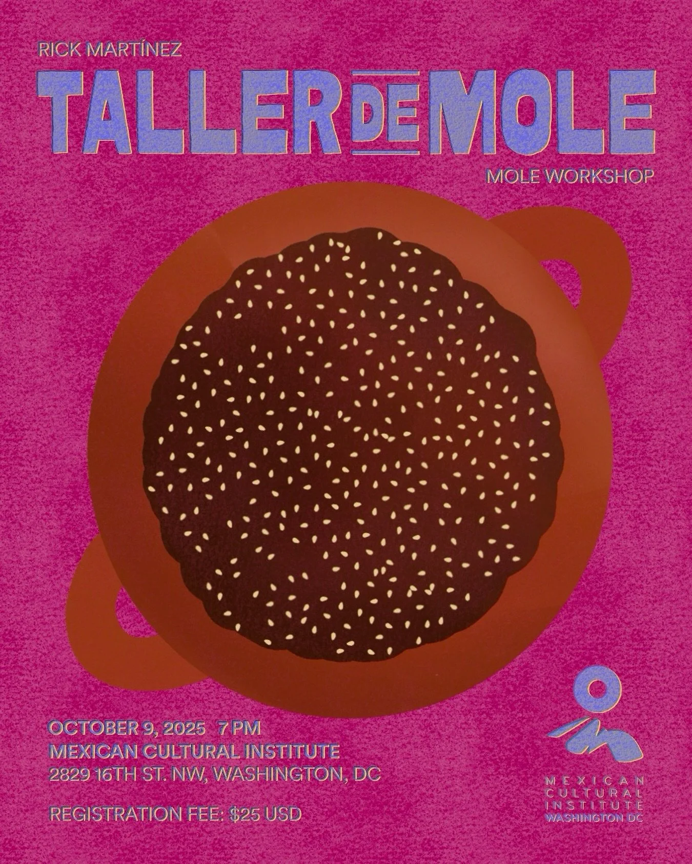 🌶️ Washington, D.C., I&rsquo;m bringing the mole to YOU! 🌶️

On Thursday, October 9th at 7 PM, I&rsquo;ll be at the Mexican Cultural Institute for a very special Mole Workshop + Book Talk. Together we&rsquo;ll dive into the flavors of a Mole Sencil