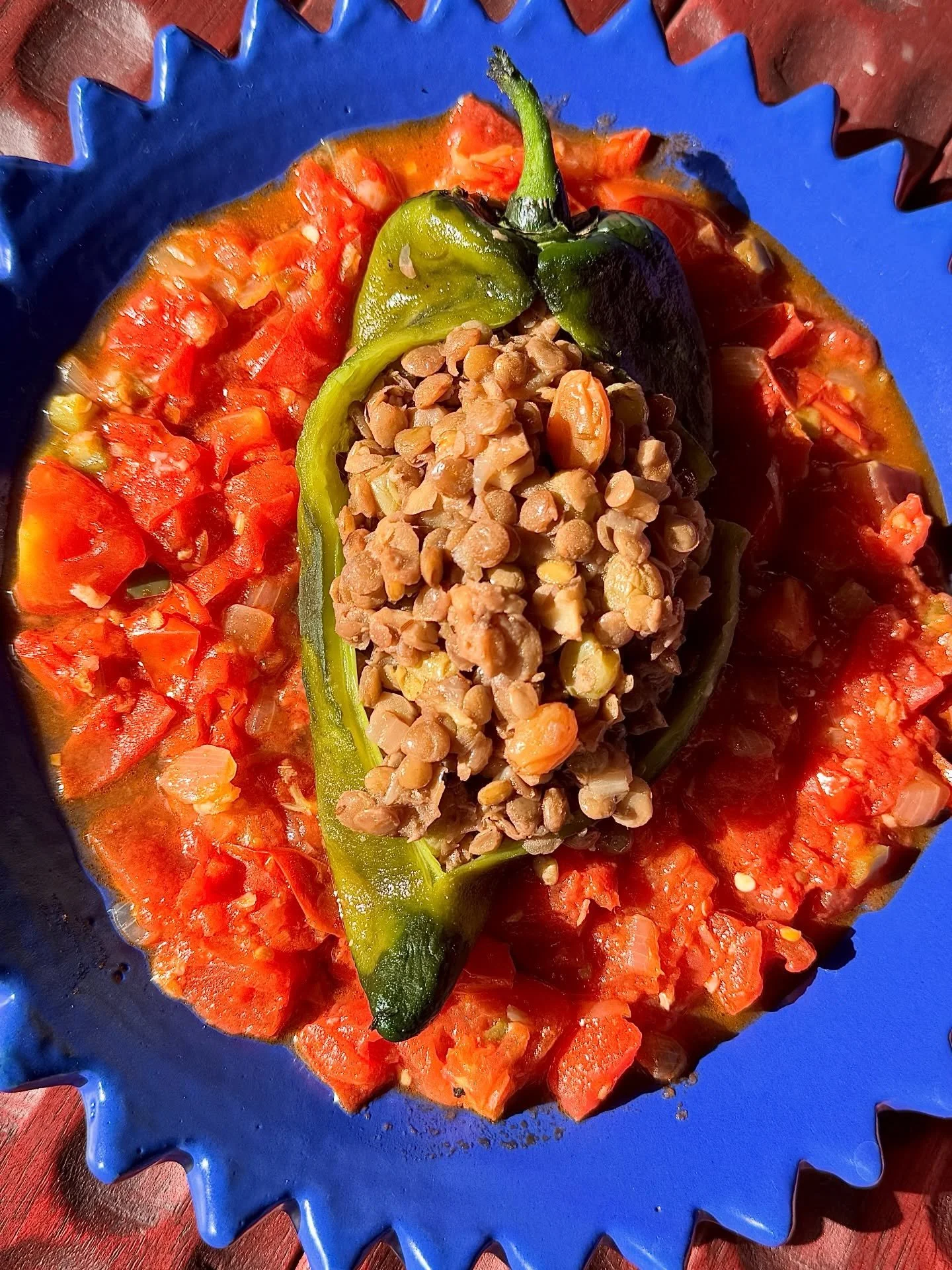 I love chiles rellenos. The problem is that on a weeknight, roasting and peeling chiles can feel like a lot if you&rsquo;ve had a long day. It&rsquo;s doable, but it&rsquo;s a hustle, and I&rsquo;m not going to pretend everyone wants to do that on a 