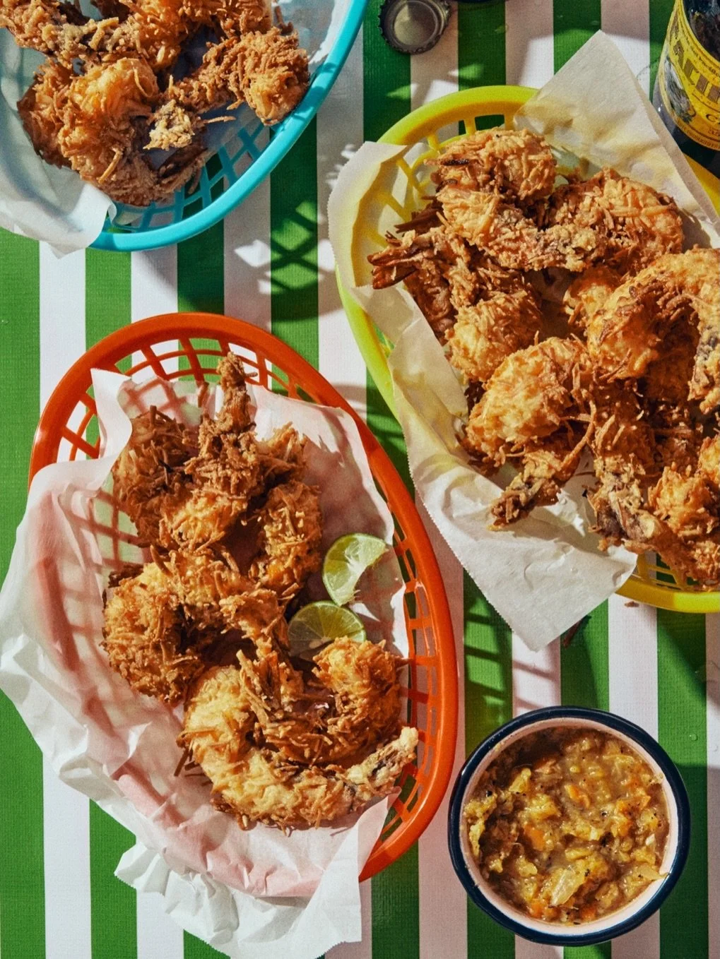 Shrimp is the perfect food for summer.

It transports you to the beach, even if you are nowhere near it.

One week from today, I&rsquo;m teaching a live class on three of my favorite shrimp dishes from Mazatl&aacute;n:
Tacos gobernador, cheesy shrimp