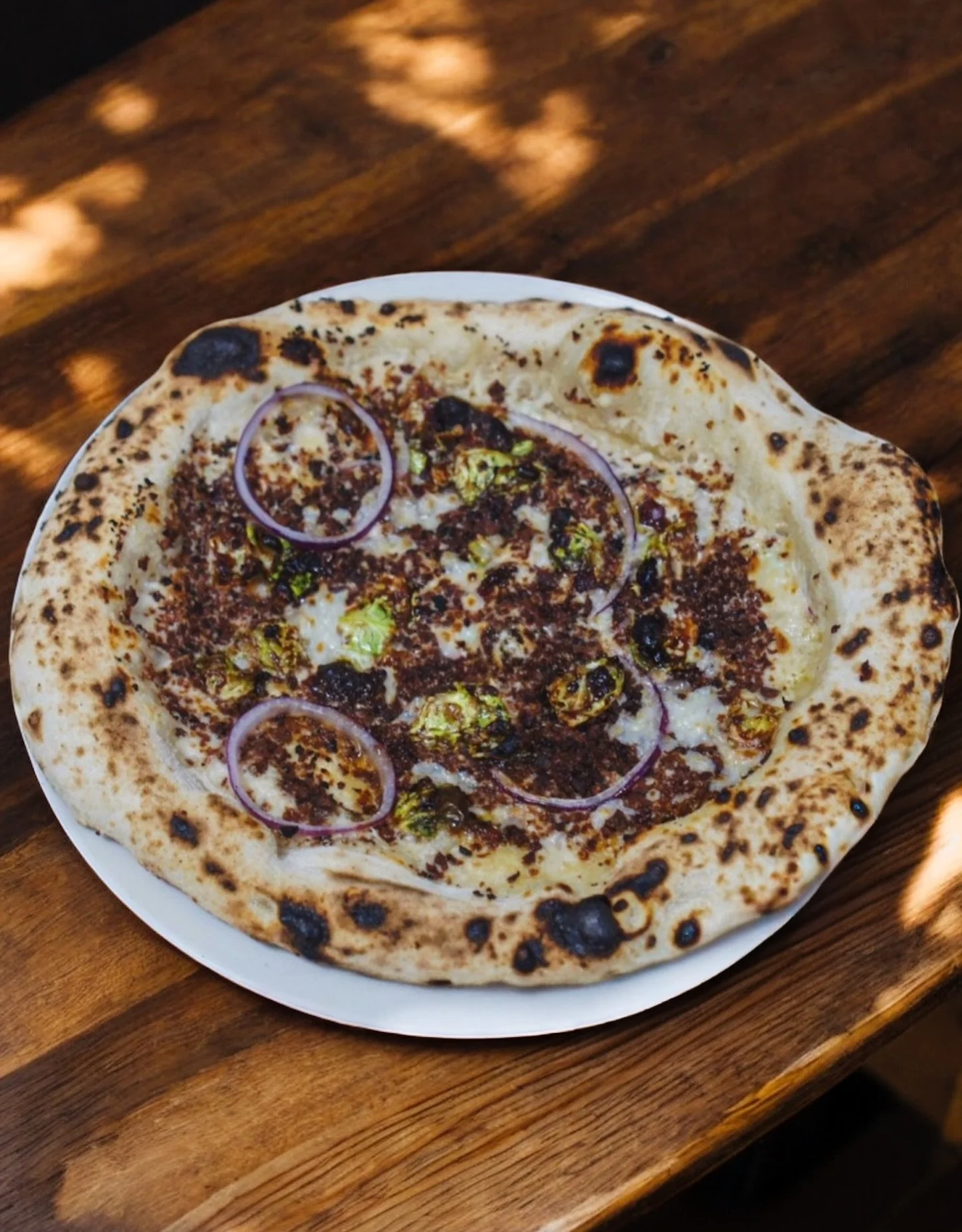 Happy Friday! Just a reminder that we are serving this &ldquo;A Charlie Brown Christmas Special&rdquo; Pizza TONIGHT ONLY from 5PM to 8:30PM 🍕🎄💫

With creamy cashew mozzarella, spiced cranberry brussels sprouts, balsamic red onions, and smoky soy 