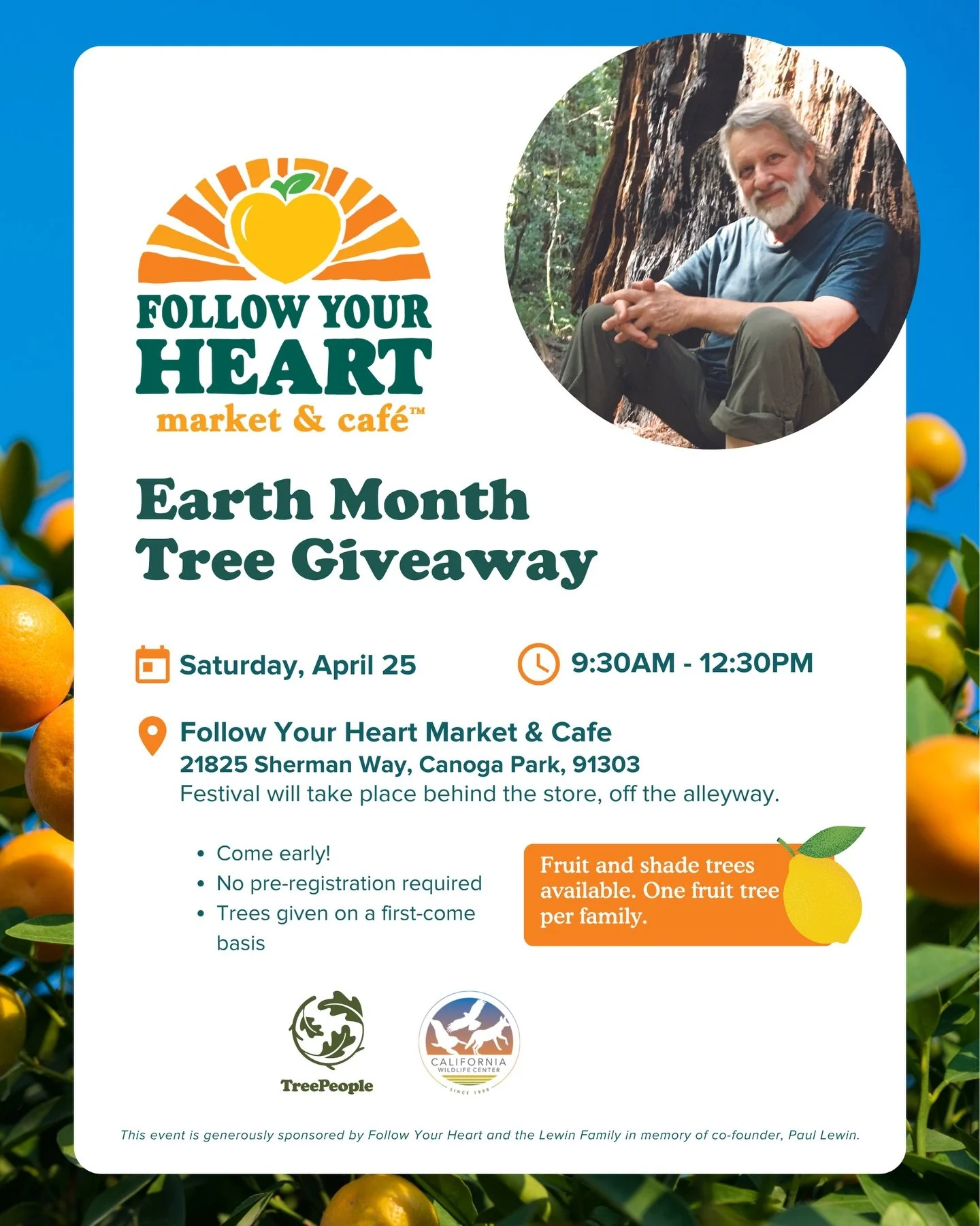 Happy April 💖 Some of you have already been asking - will we be hosting the event with @treepeople_org again this year? 🌳 And the answer is YES! 🍓🍑🍊🍋 Come celebrate #EarthMonth &amp; #EarthDay with us at FYHMC on Saturday, April 25th. 🌎 

Enjo