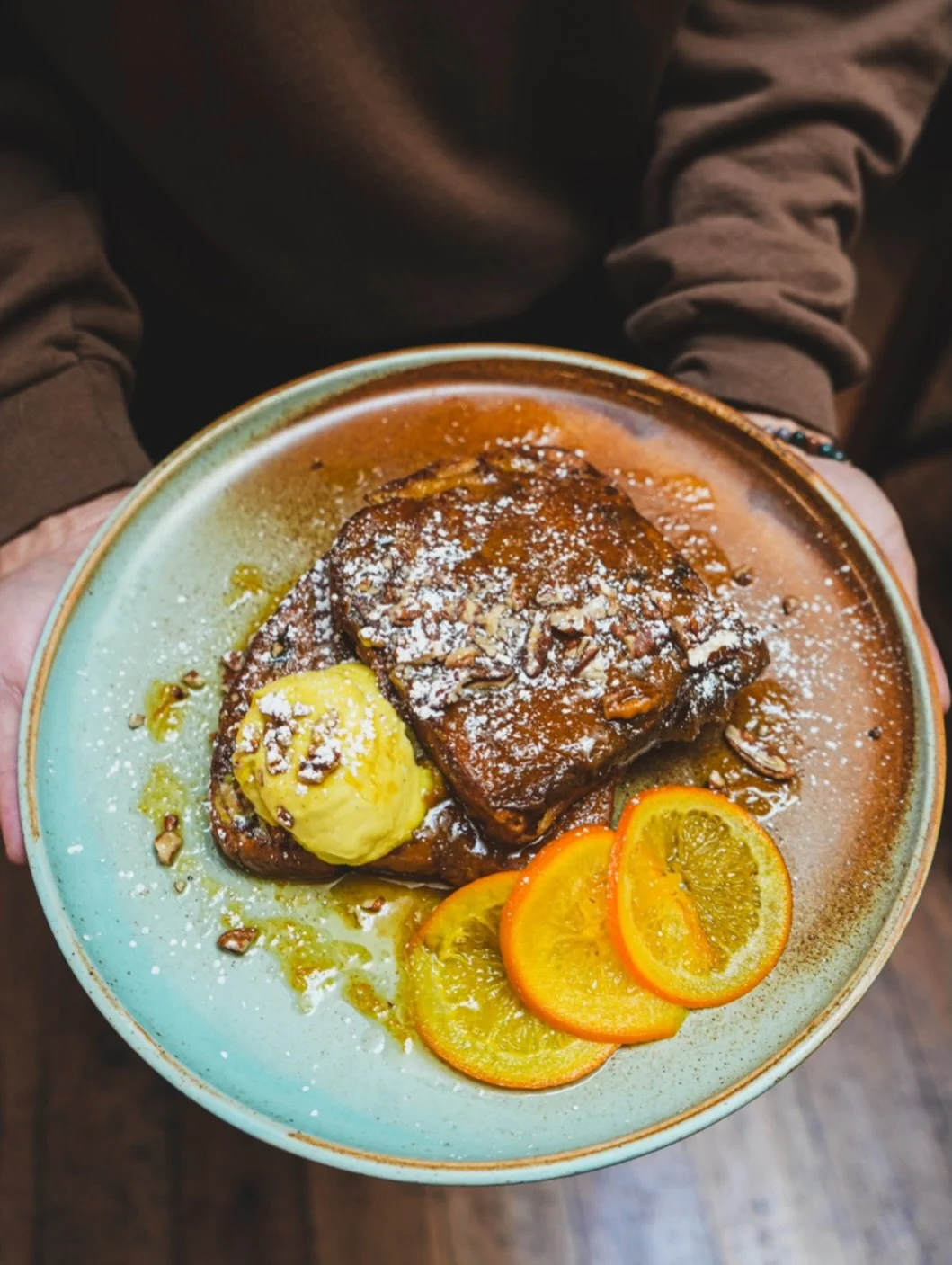 A reminder that we are serving our Easter Special today (and tomorrow 😊) - Hot Cross Brioche French Toast! 🌷🌈 It&rsquo;s our housemade hot cross bun brioche in our classic French toast batter 🍌 served with orange butter syrup, vanilla pastry crea