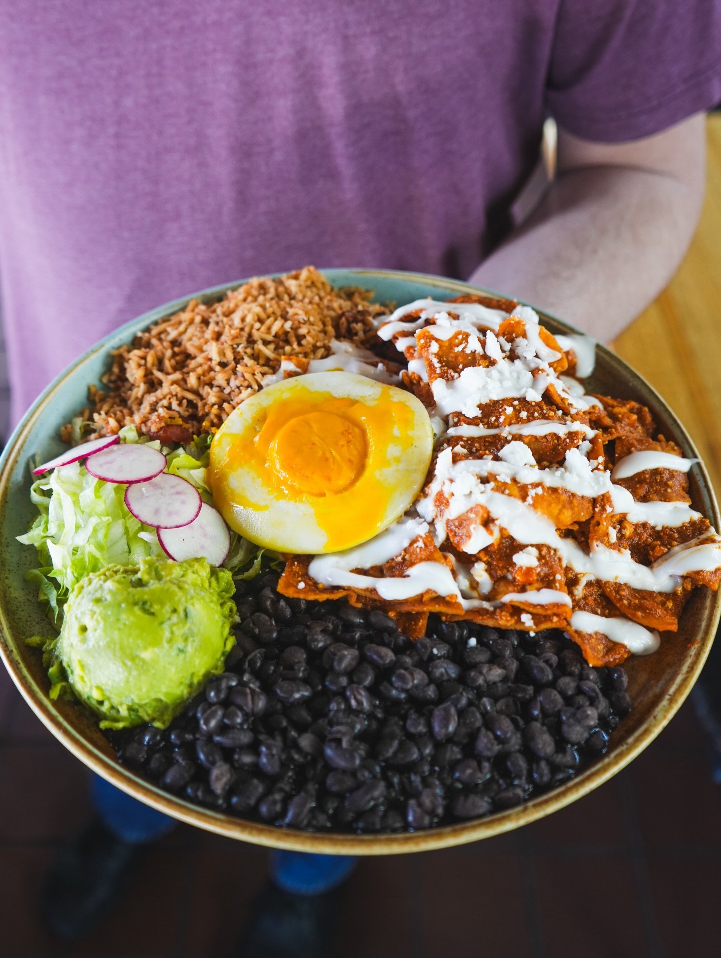 Another weekend, another chance to try our Chilaquiles! 🤤 Brunch menu is served from 9 to 3 ☀️ Come hang out! 💕