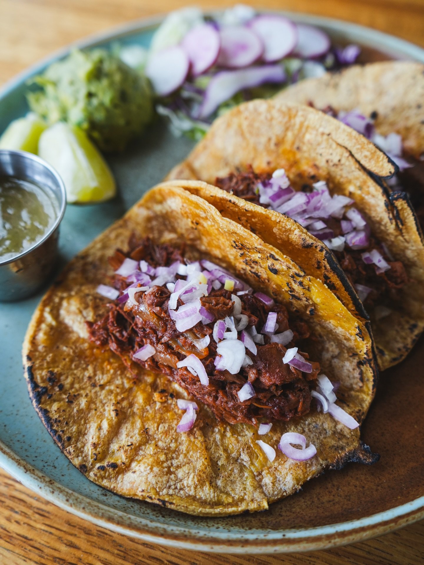 Happy Cinco de Mayo! 🇲🇽 Who is coming by today for these Jackfruit Carnitas Tacos??? TODAY ONLY 10:30AM to 8PM 🌮 And don&rsquo;t forget we have Conchas and Marranitos too! The conchas go quick (for good reason 😉) so be sure to come by early to se